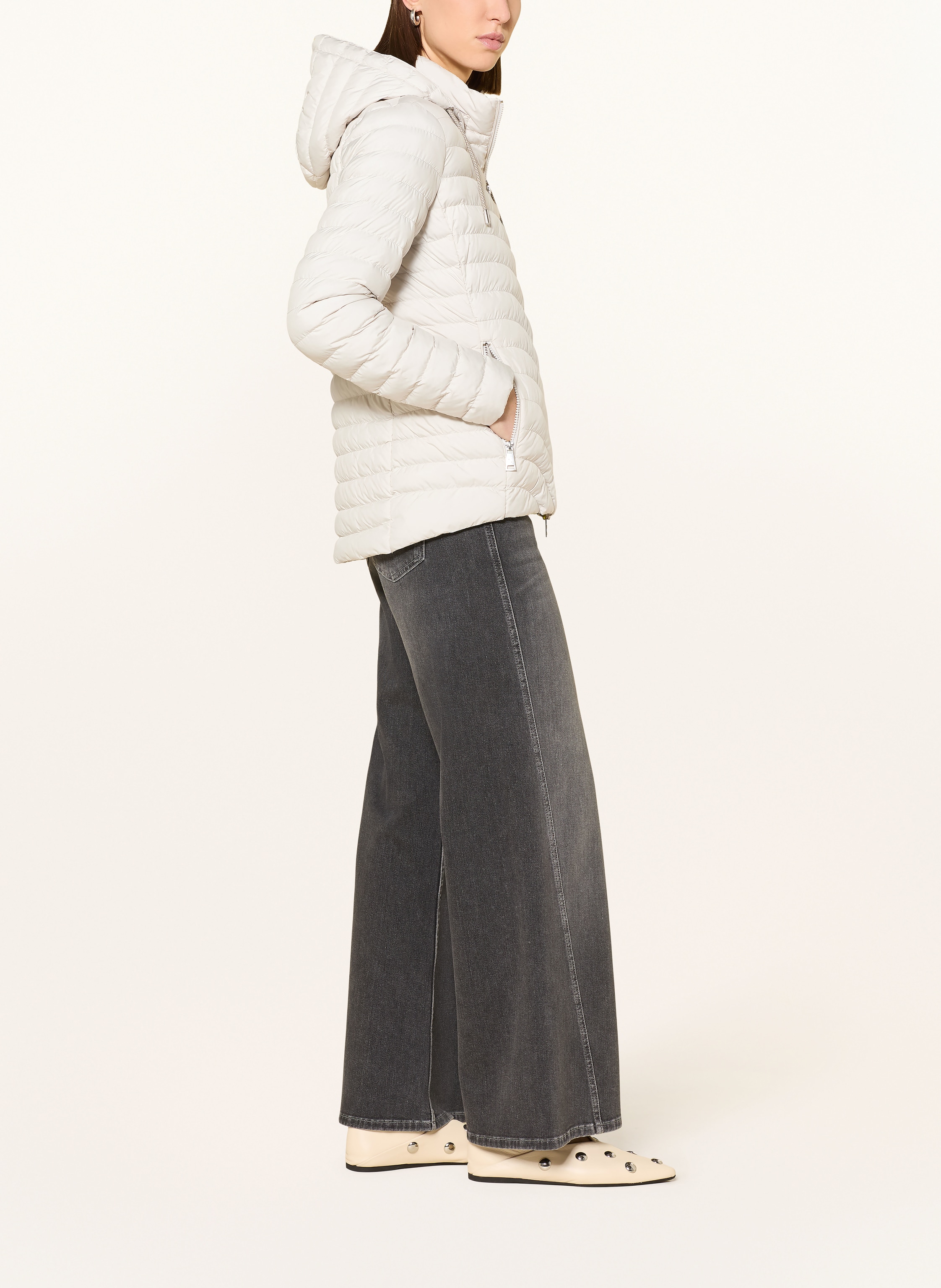 Thumbnail - Fuchs Schmitt Steppjacke Mit Abnehmbarer Kapuze weiss