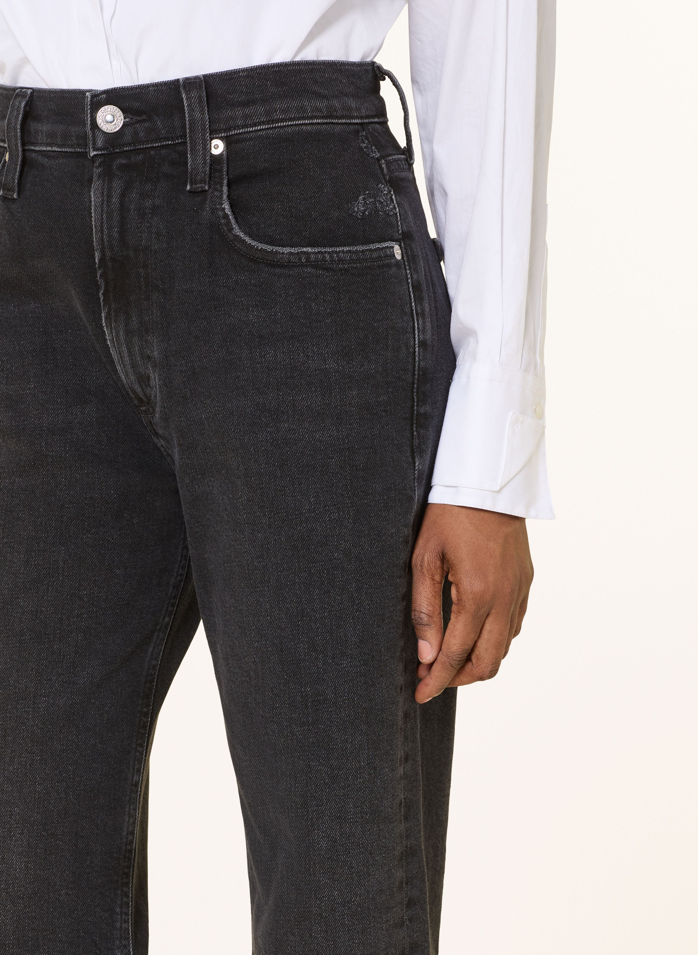 Thumbnail - Citizens Of Humanity Straight Jeans Delfina schwarz