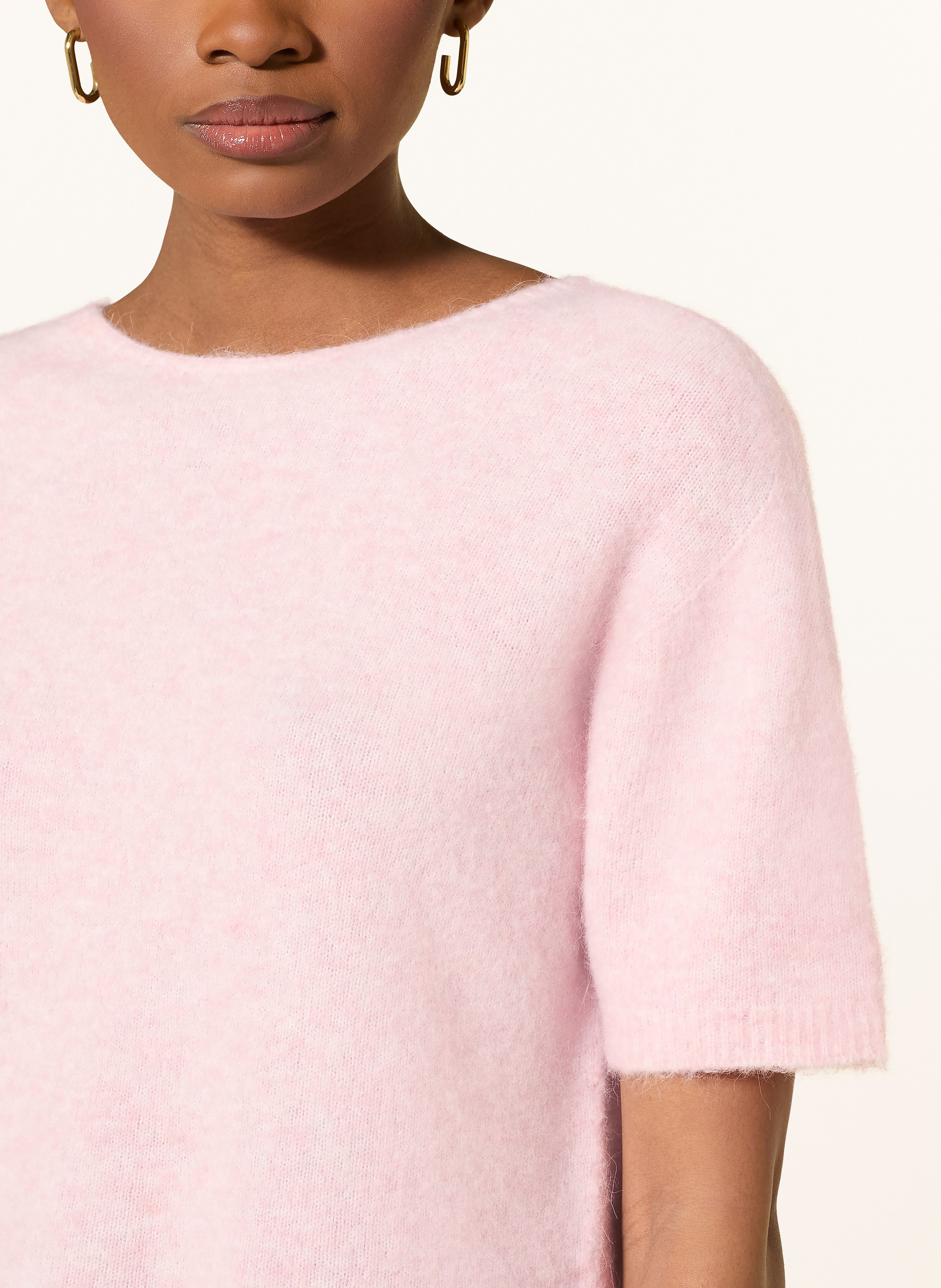 Thumbnail - Darling Harbour Strickshirt Mit Alpaka rosa