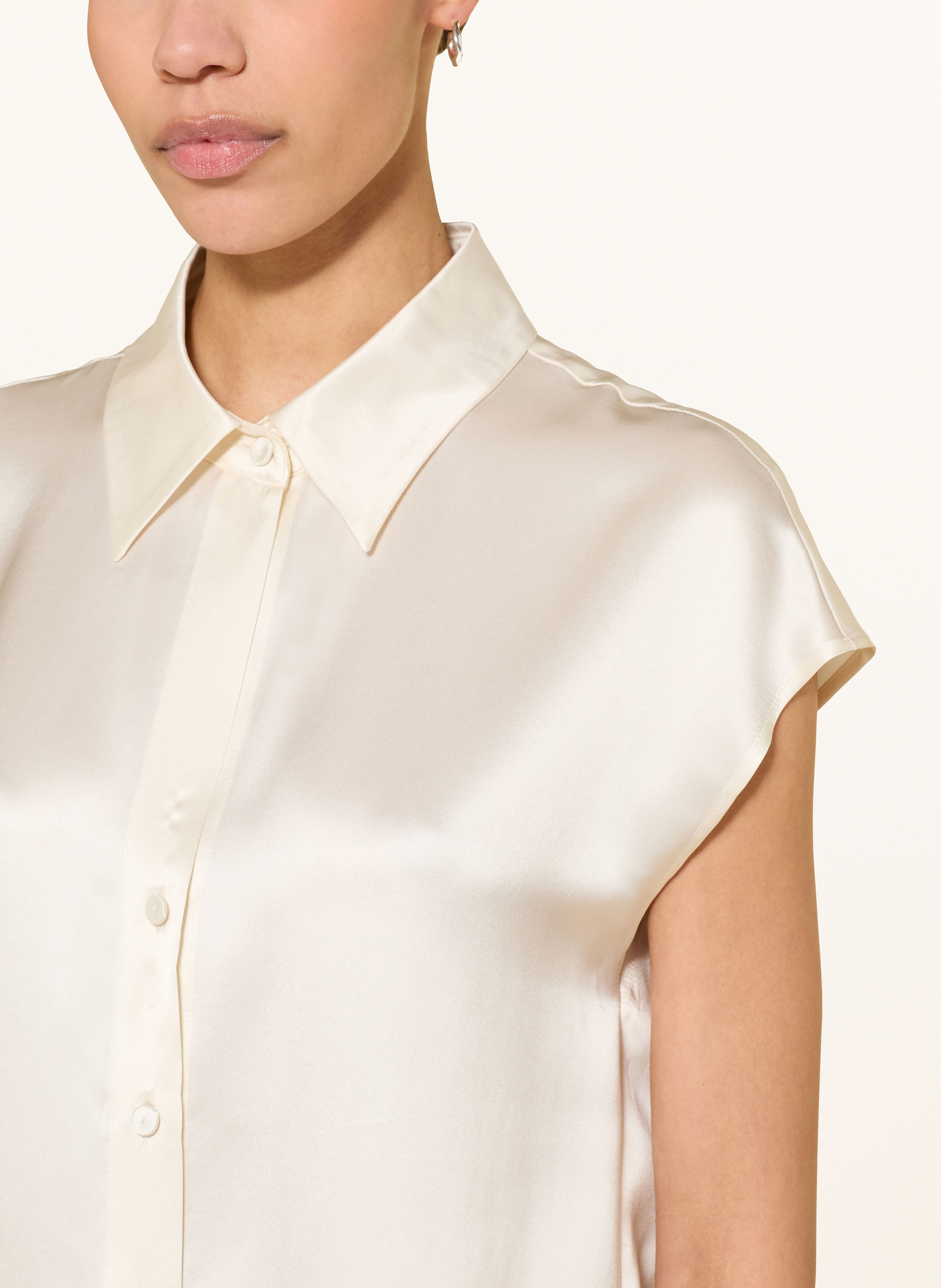 Thumbnail - Luisa Cerano Hemdbluse Aus Seide weiss