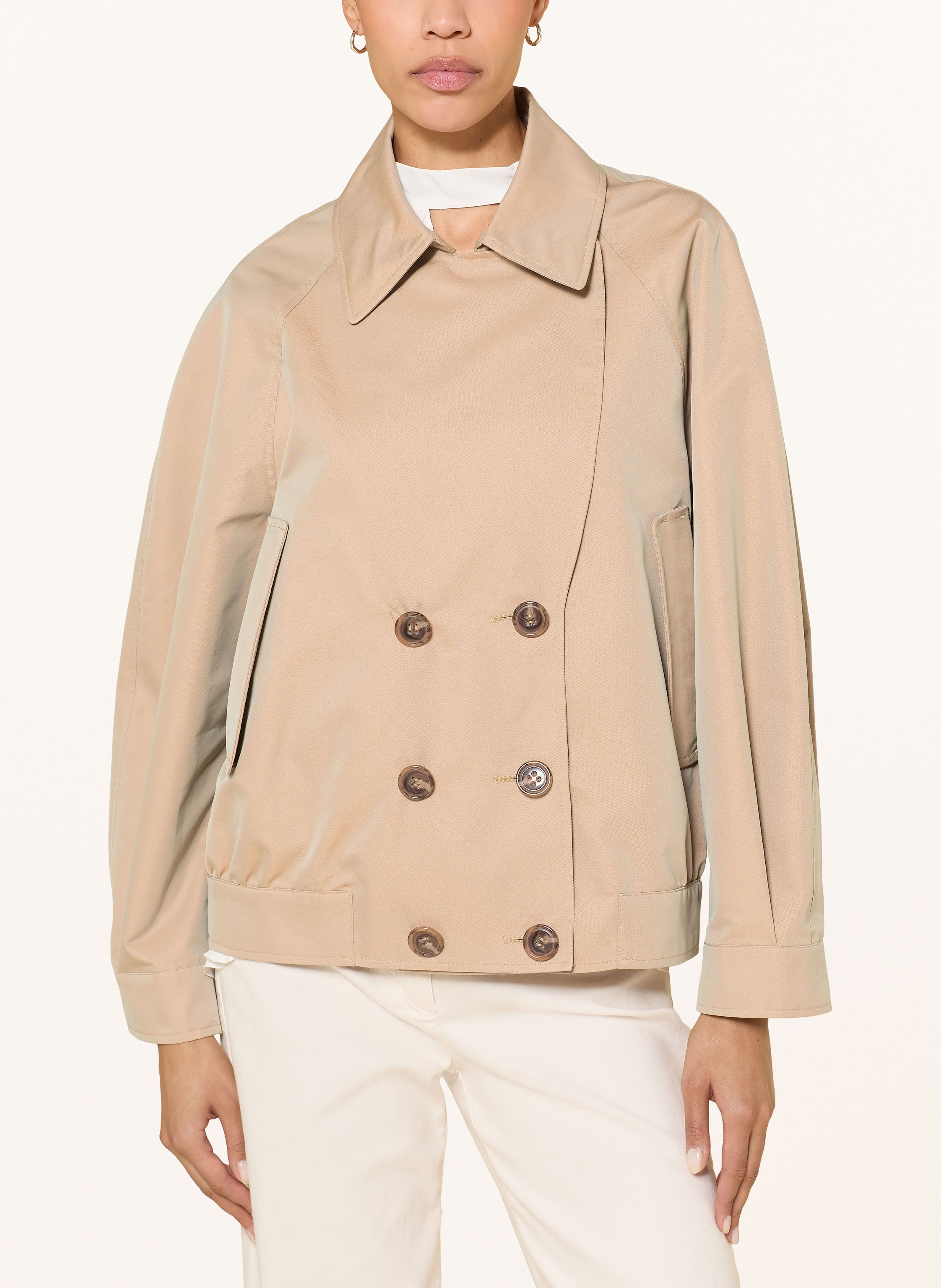 Thumbnail - Luisa Cerano Trench-Jacke beige