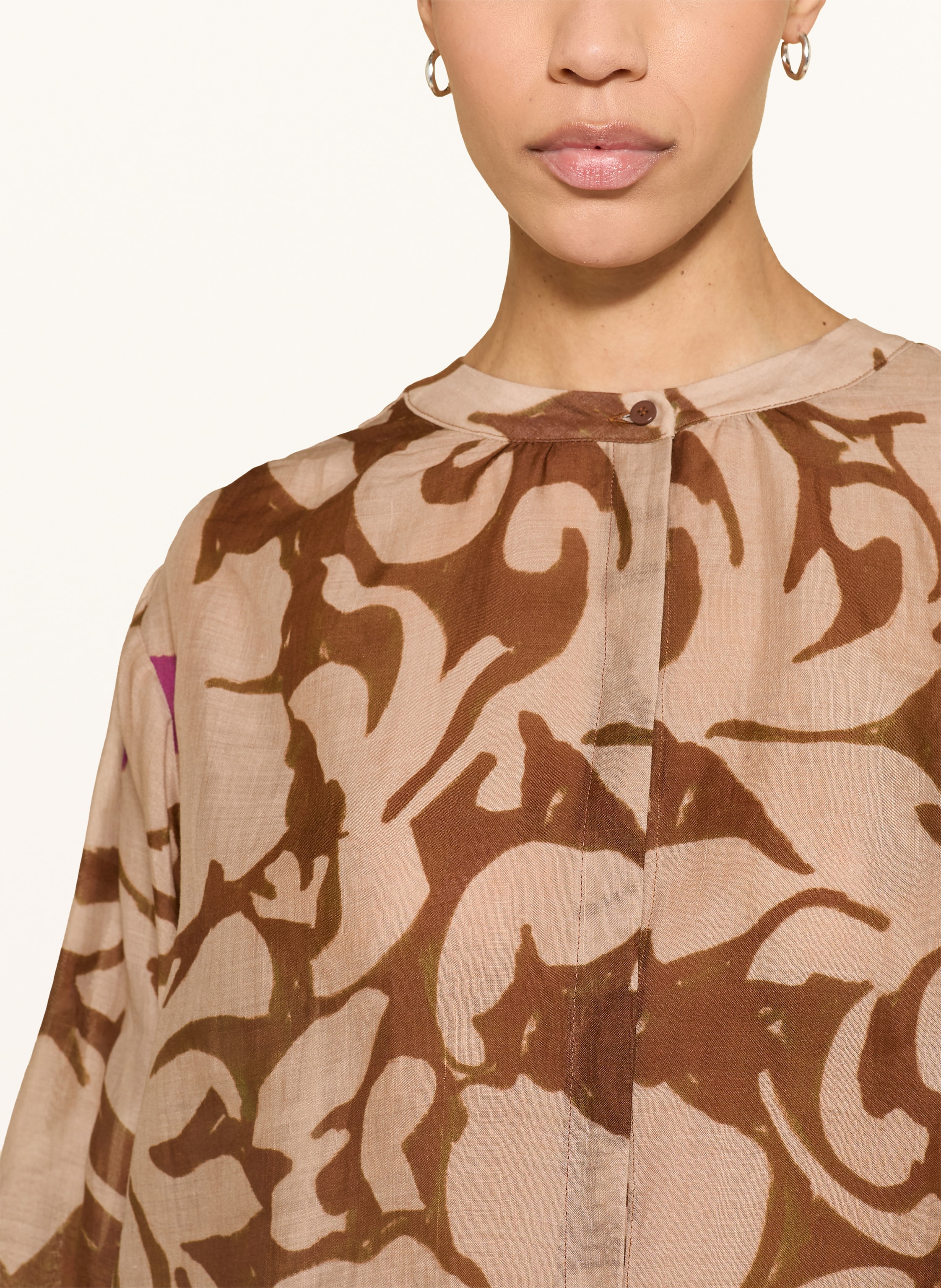 Thumbnail - Luisa Cerano Bluse Mit 3/4-Arm braun