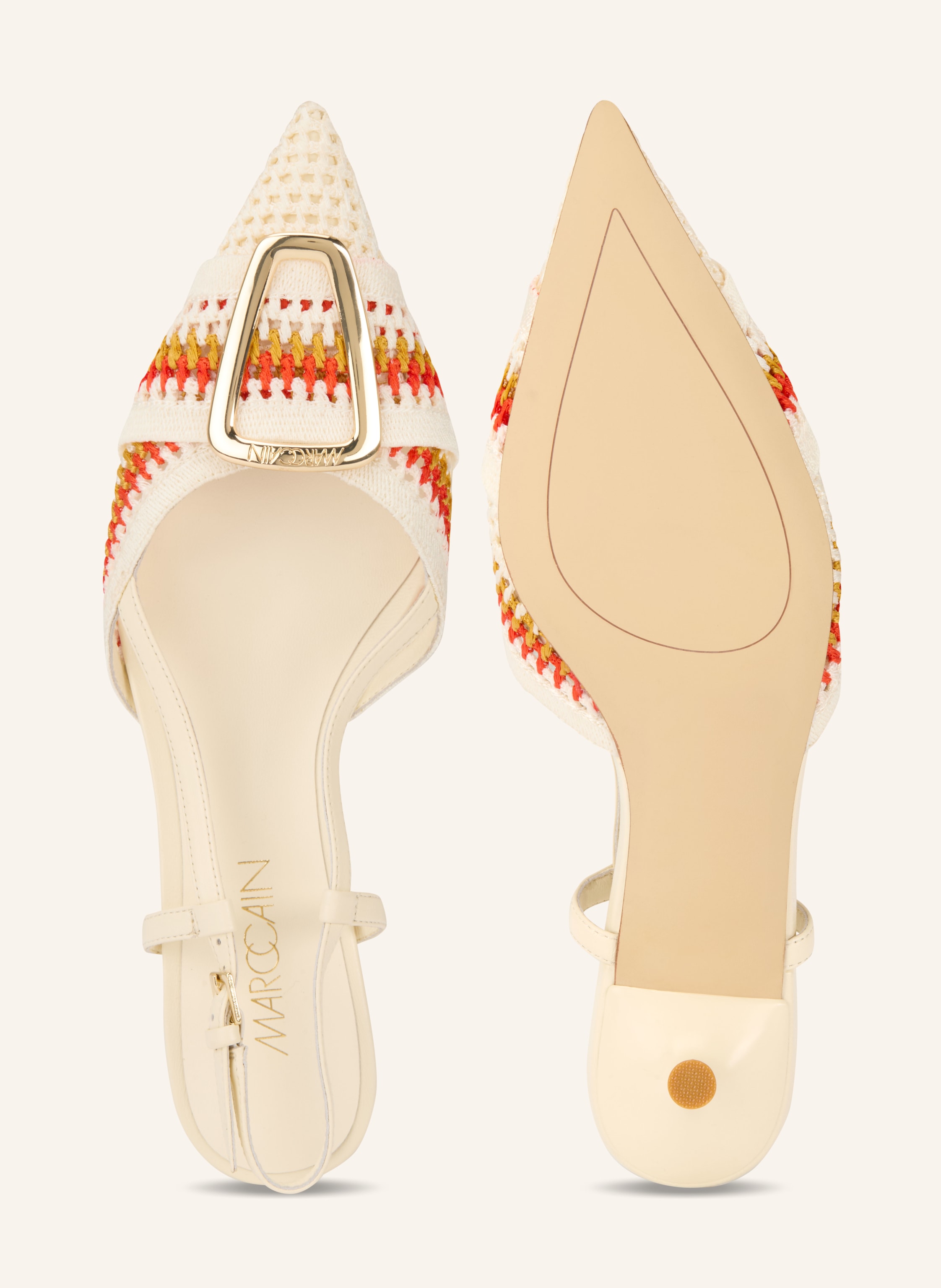 Thumbnail - Marc Cain Slingpumps beige