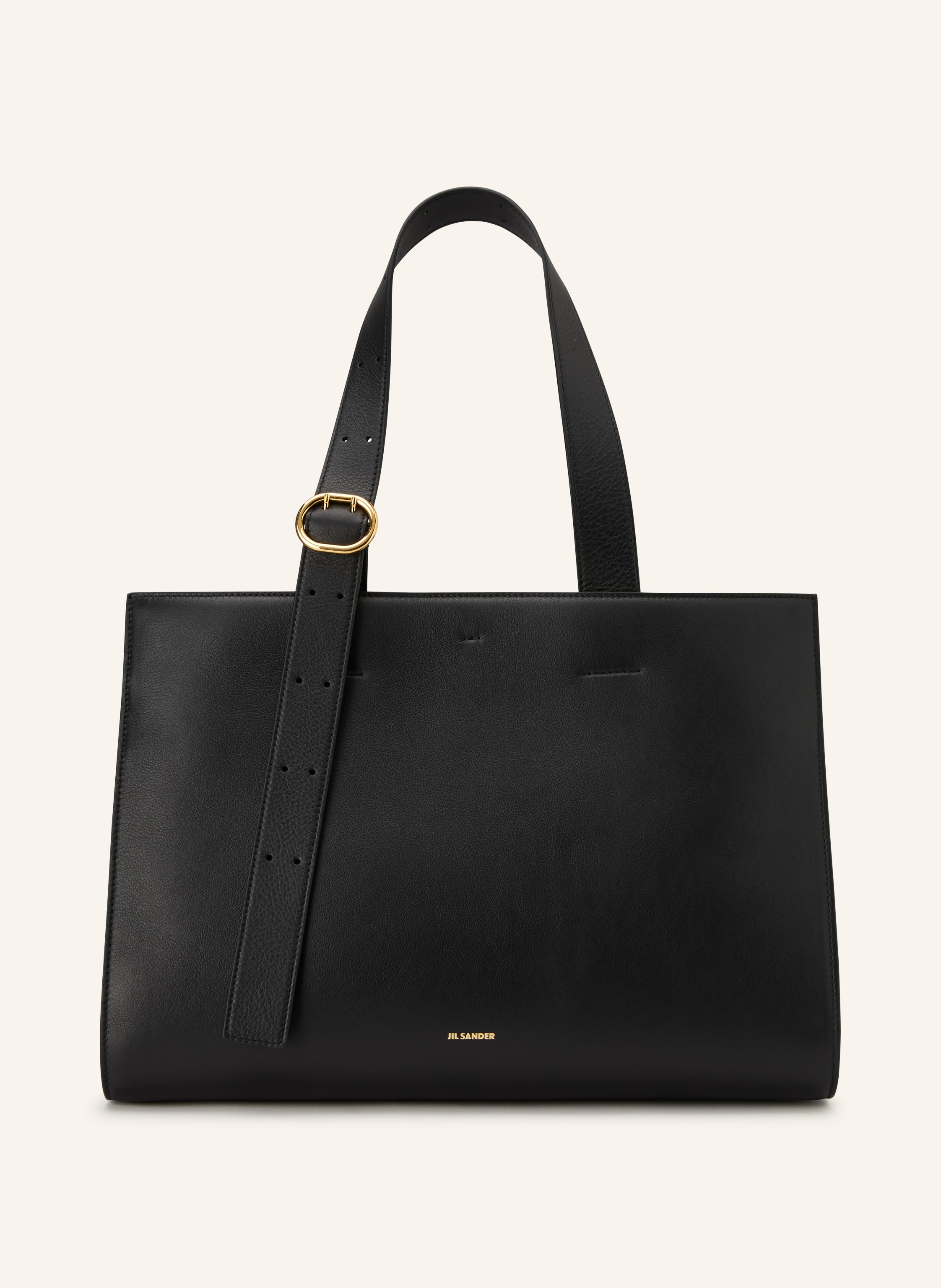 Jil Sander Jil Sander Shopper Cannolo schwarz in SCHWARZ / GOLD