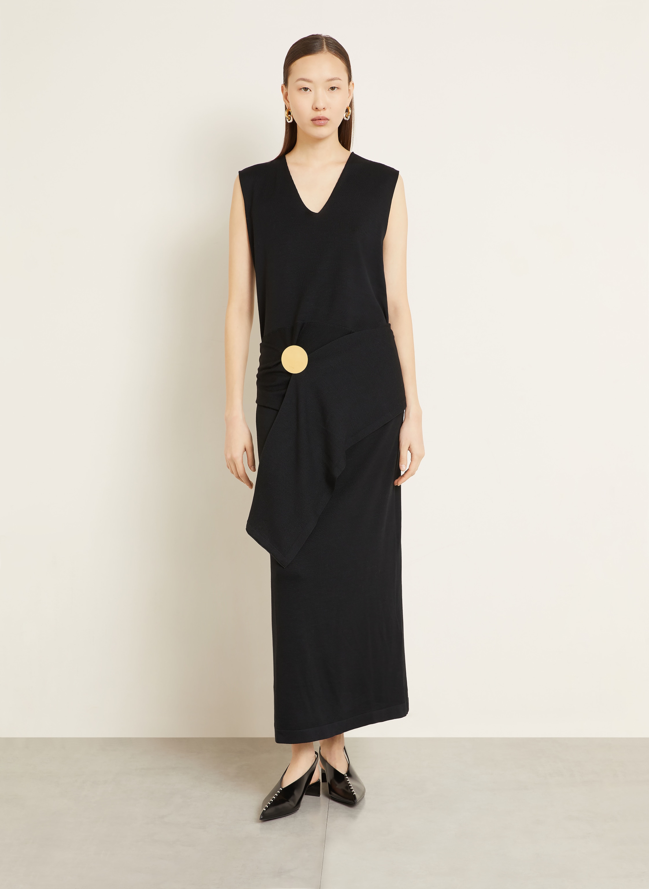 Thumbnail - Jil Sander Strickkleid schwarz