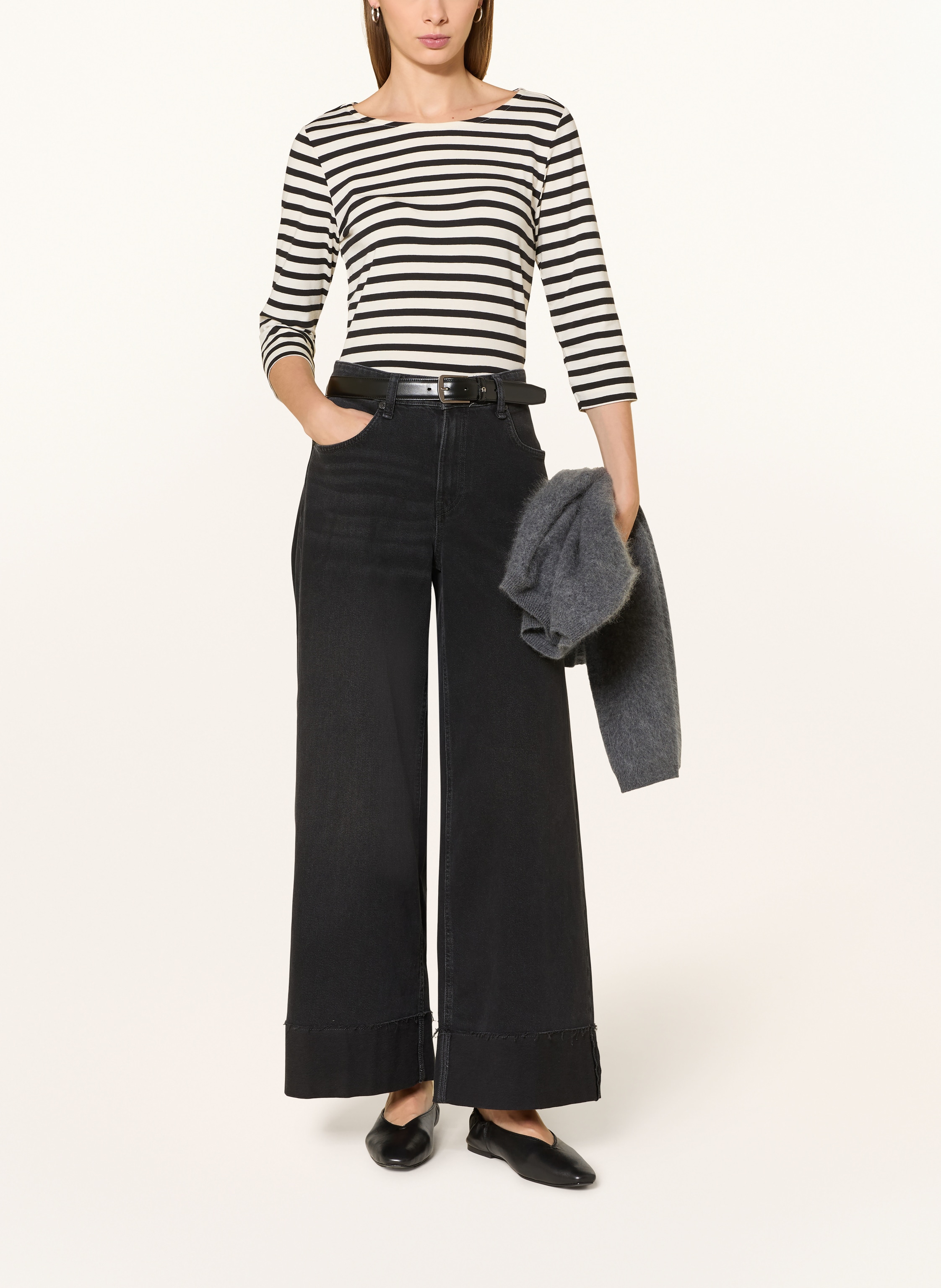 Thumbnail - Darling Harbour Shirt Mit 3/4-Arm weiss