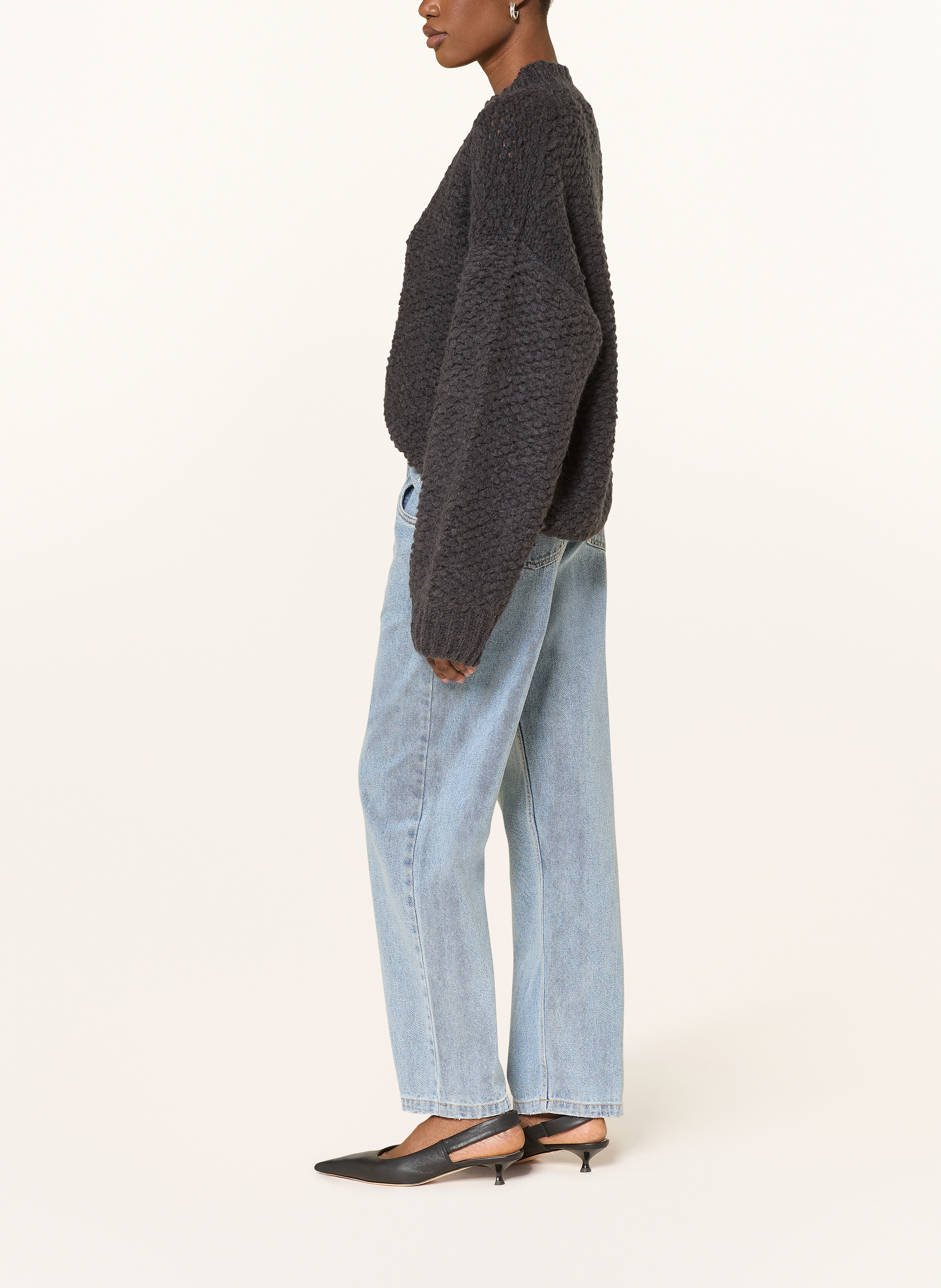 Thumbnail - Black Palms Wide Leg Jeans Jeany 2502 blau