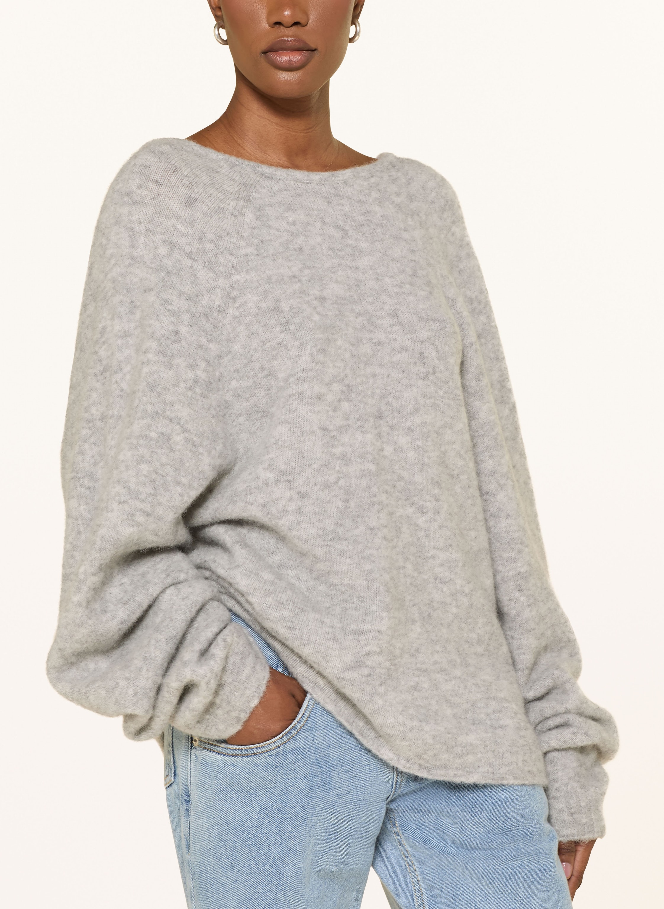 Thumbnail - Black Palms Pullover Yuna grau