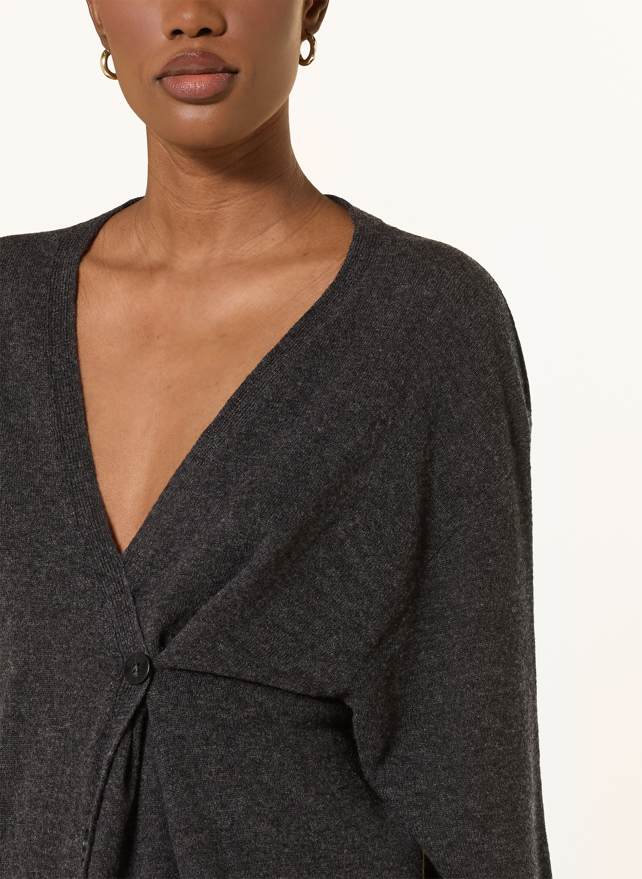 Thumbnail - Black Palms Strickjacke Cashi grau