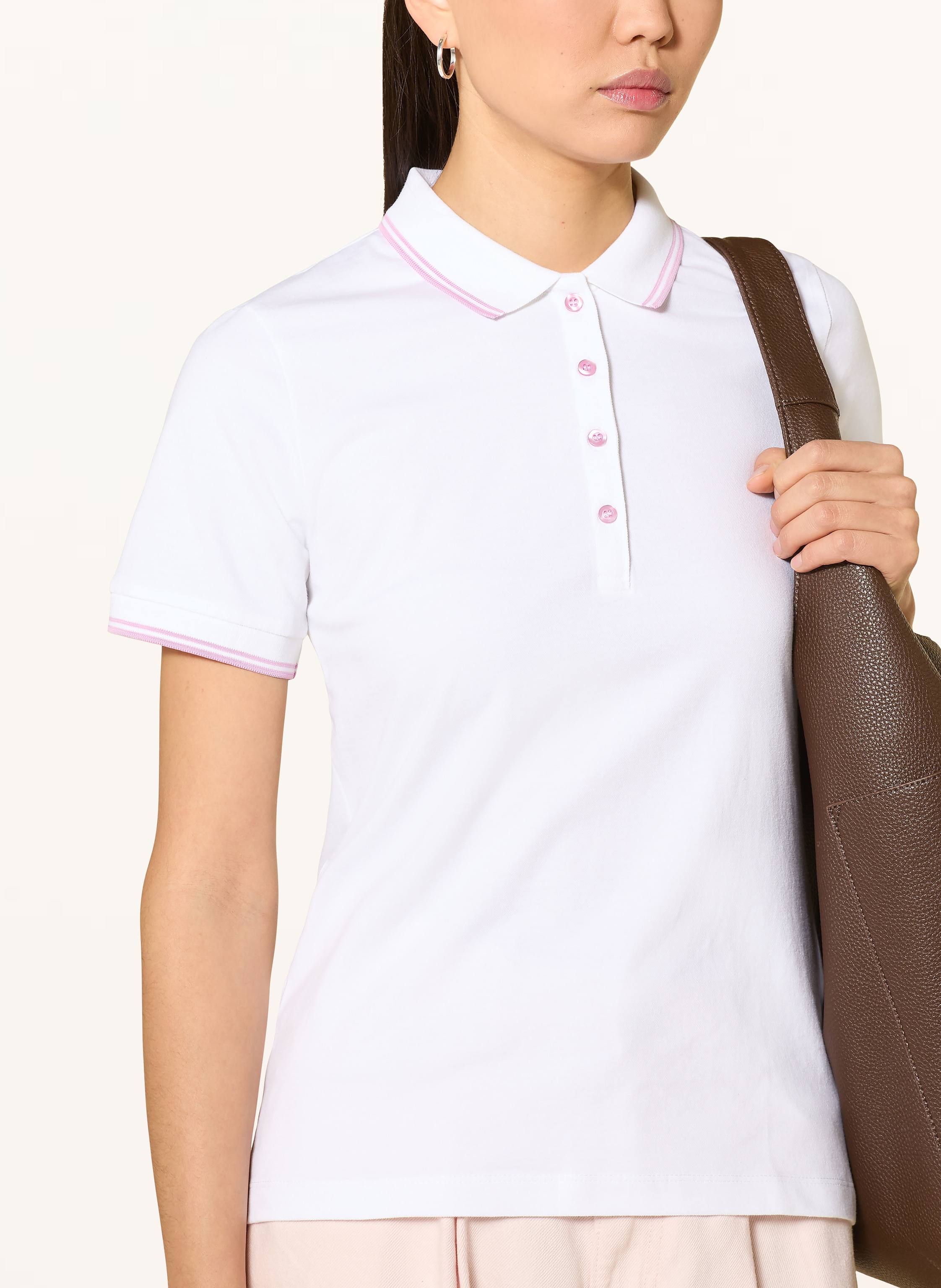 Thumbnail - Darling Harbour Piqué-Poloshirt weiss