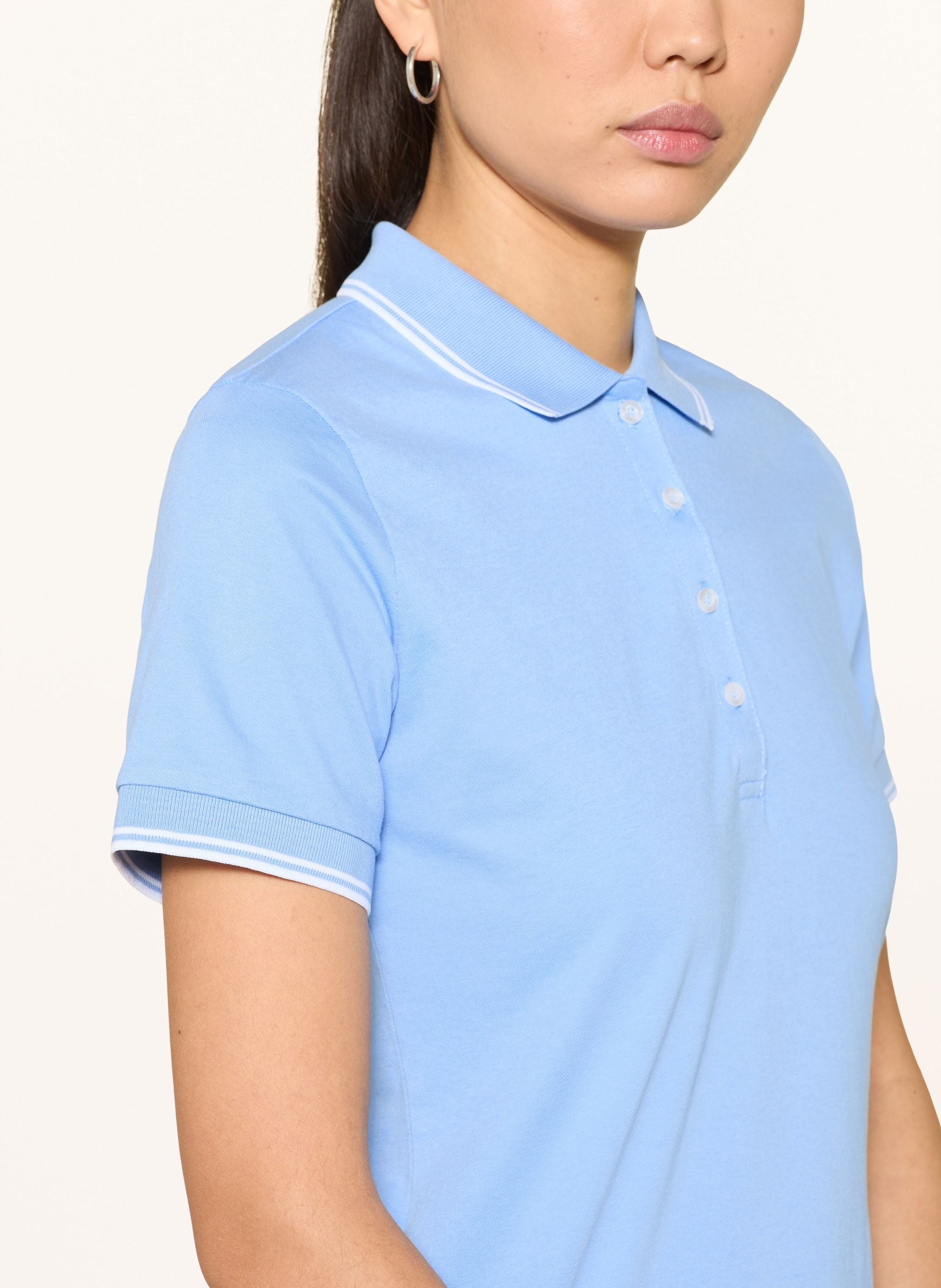 Thumbnail - Darling Harbour Piqué-Poloshirt blau