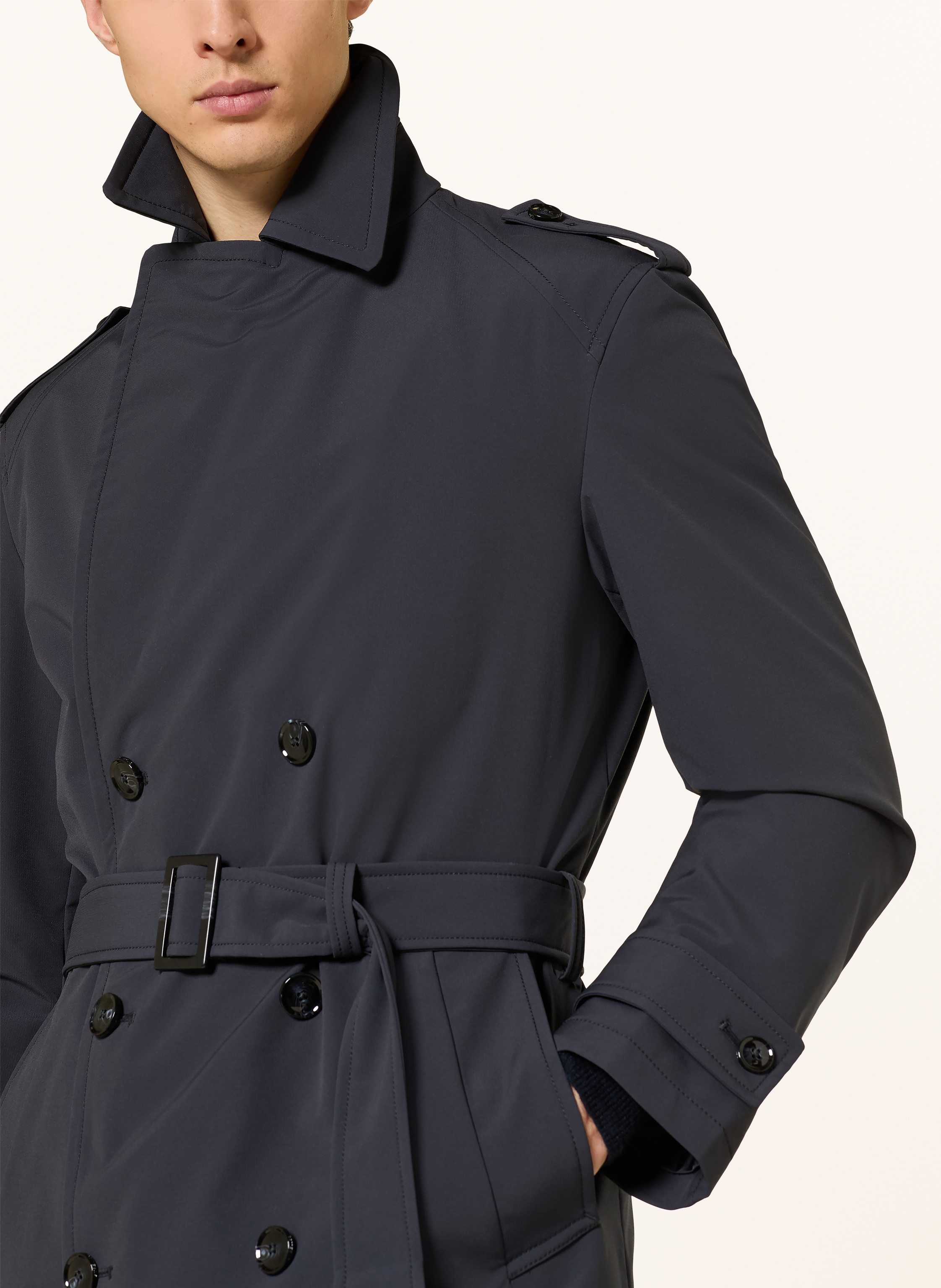 Thumbnail - Strellson Trenchcoat Summer blau