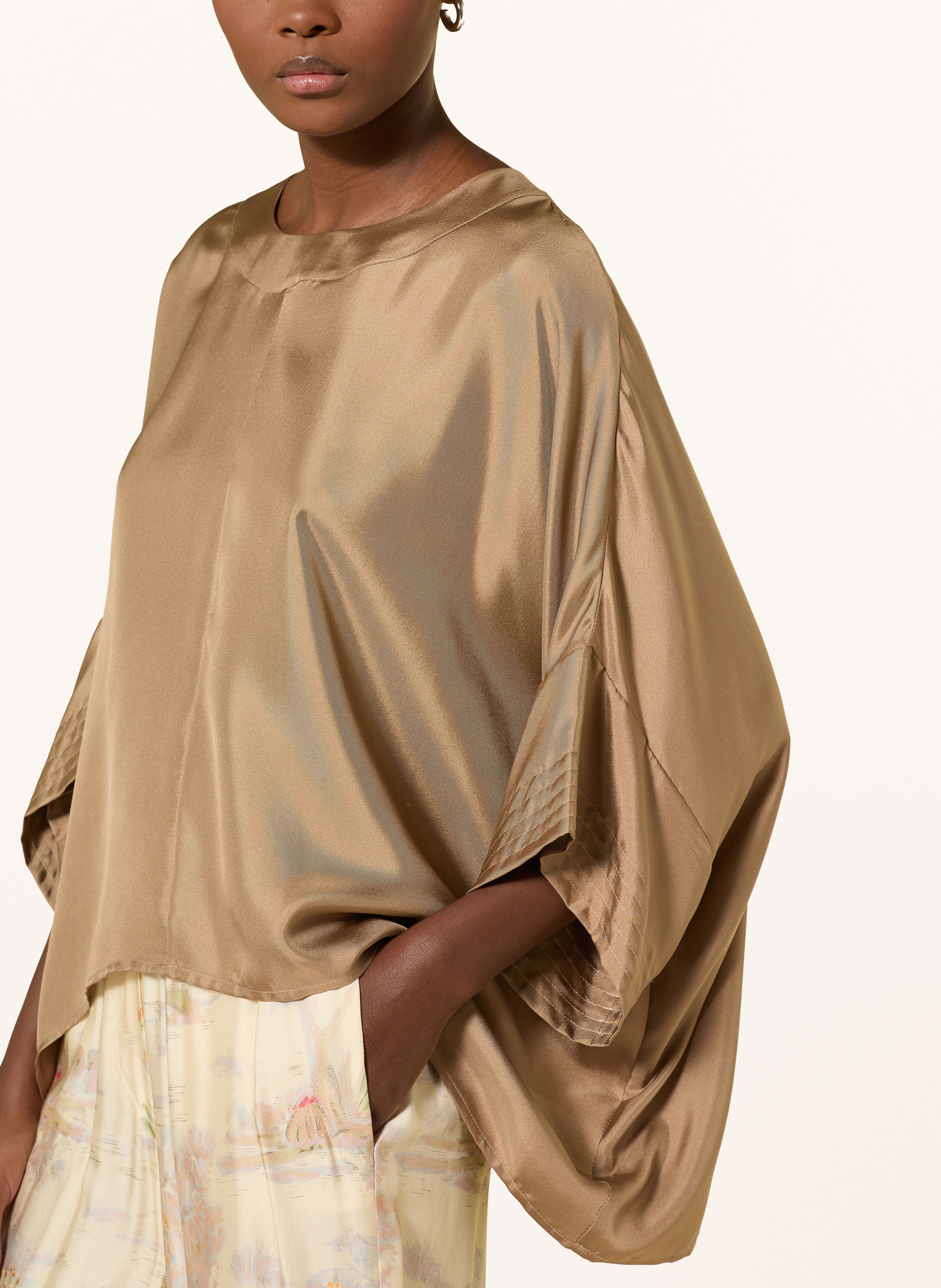 Thumbnail - Riani Blusenshirt Aus Seide braun