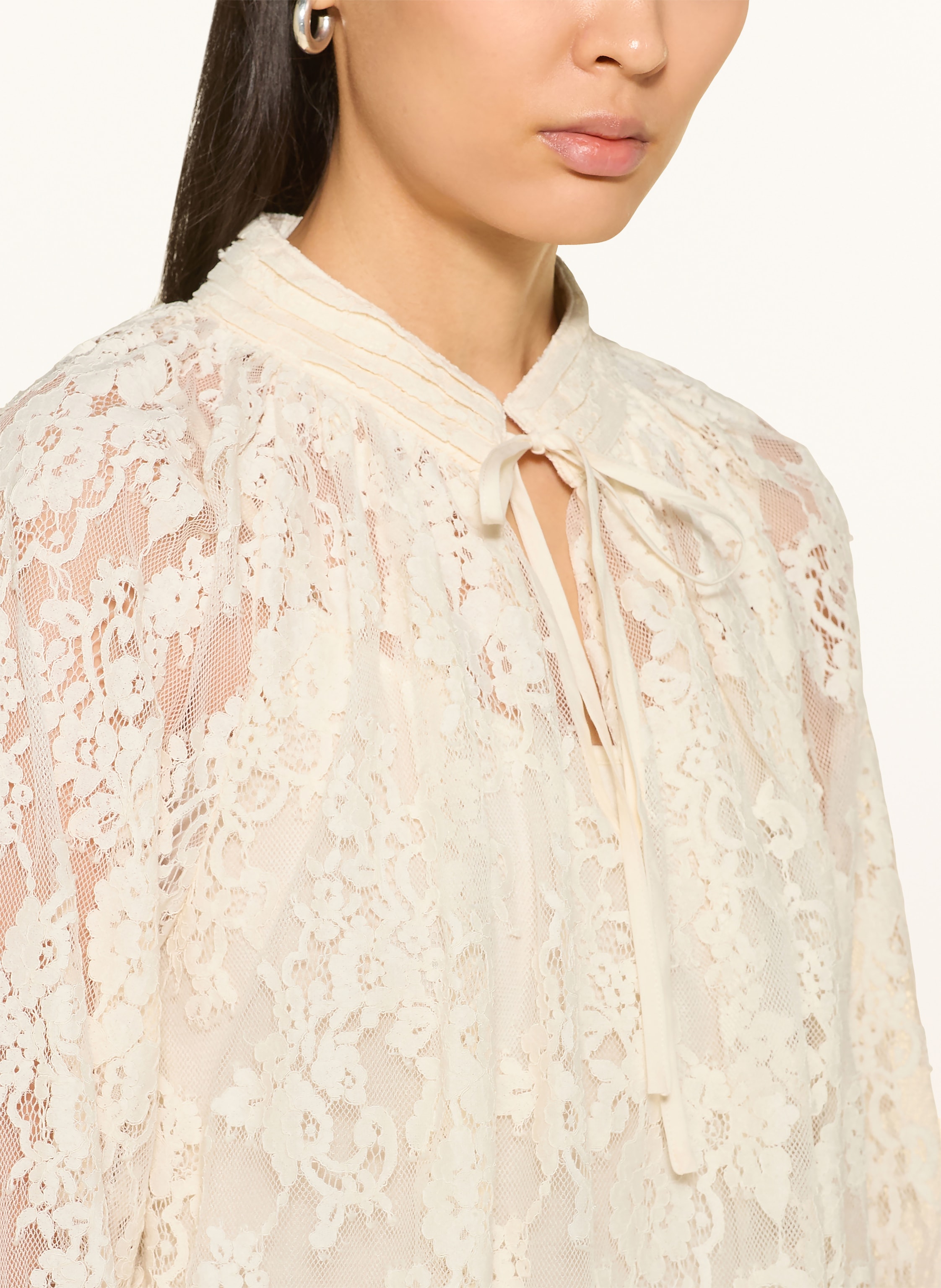 Thumbnail - Riani Blusenshirt Aus Spitze weiss