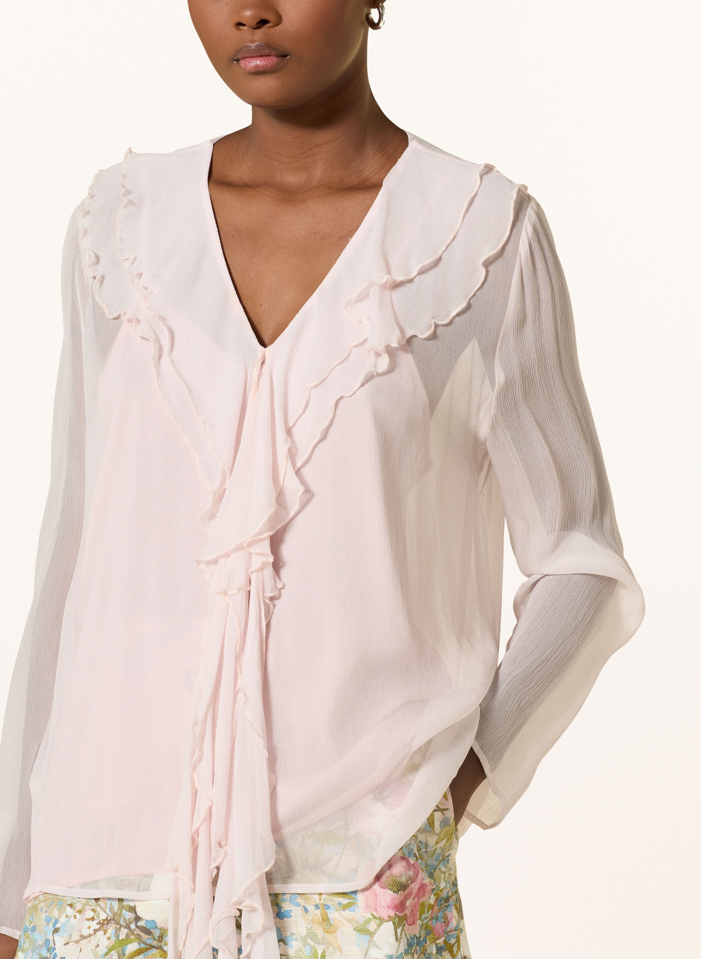 Thumbnail - Riani Blusenshirt Mit Volants rosa