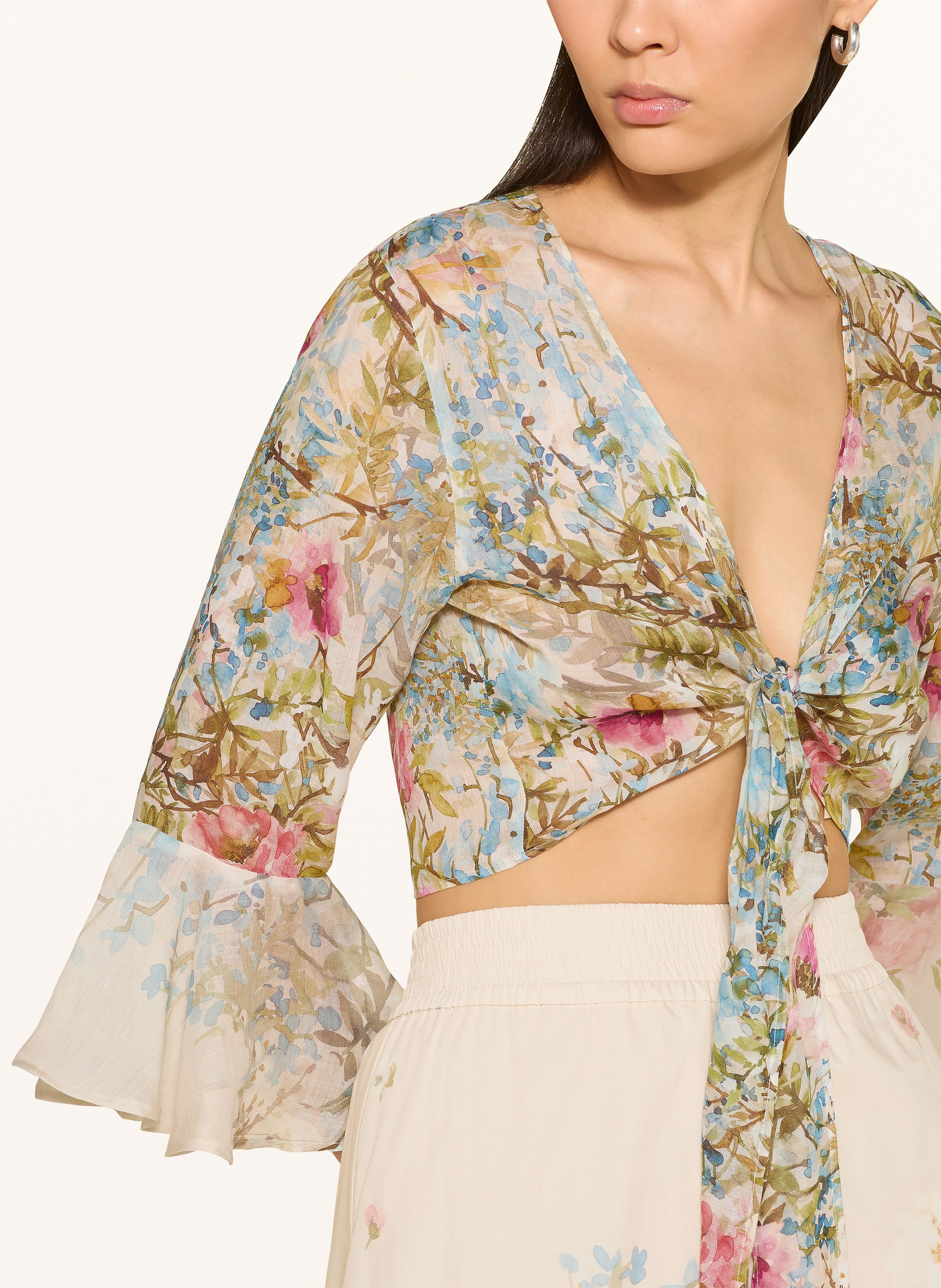 Thumbnail - Riani Cropped-Bluse beige