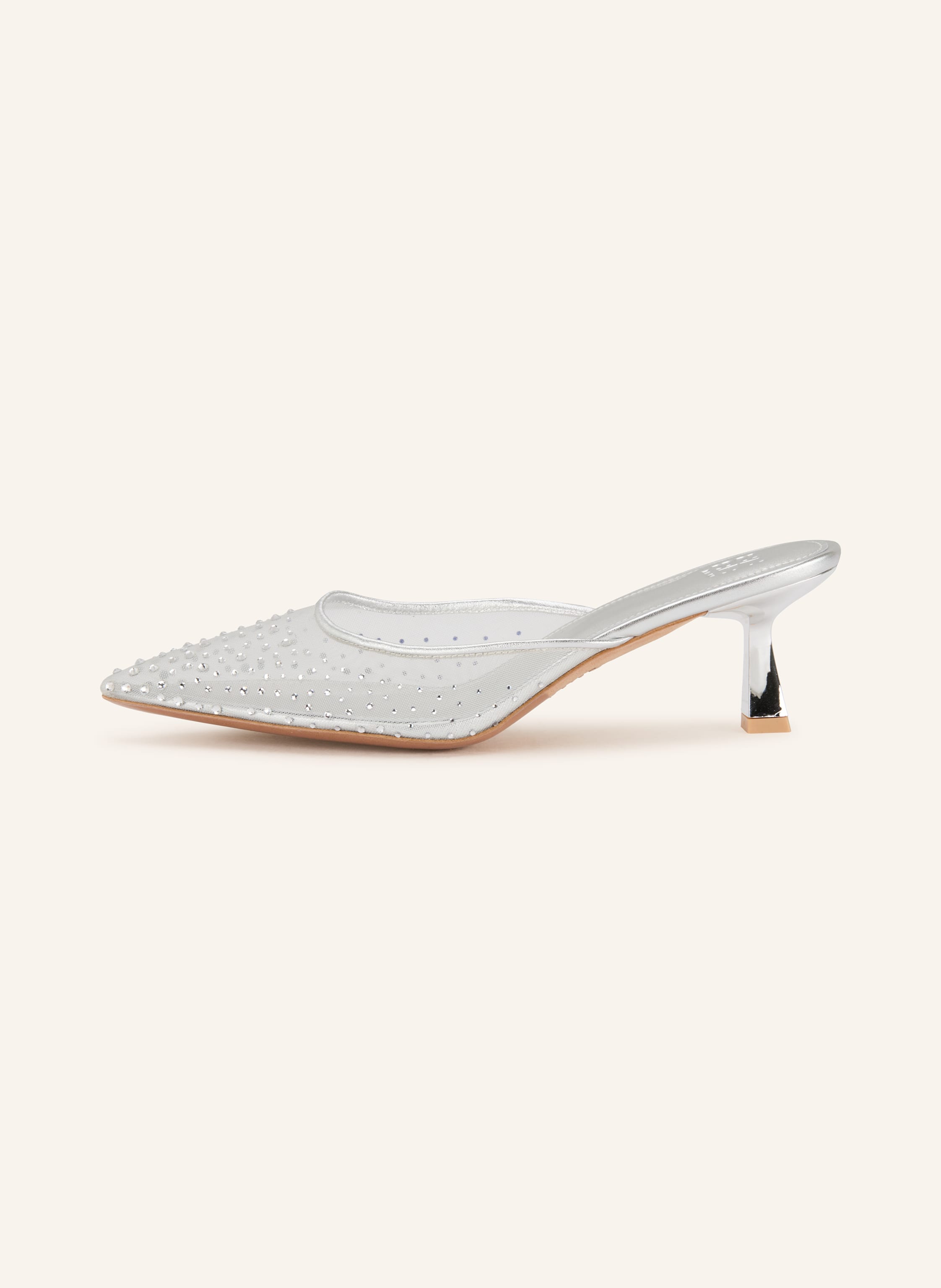 Thumbnail - Riani Mules Mit Schmucksteinen silber