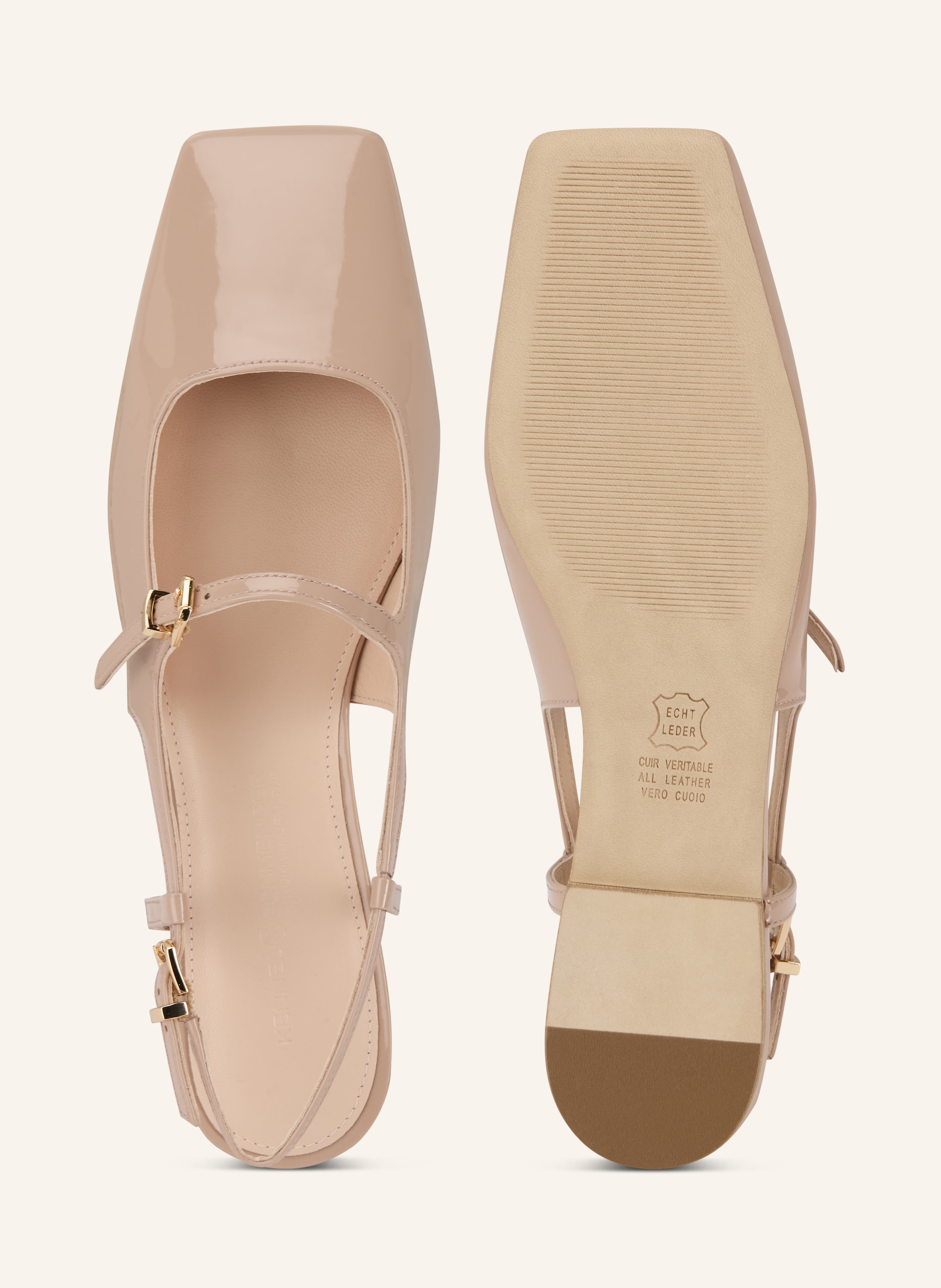 Thumbnail - Kennel & Schmenger Slingballerinas Leila beige