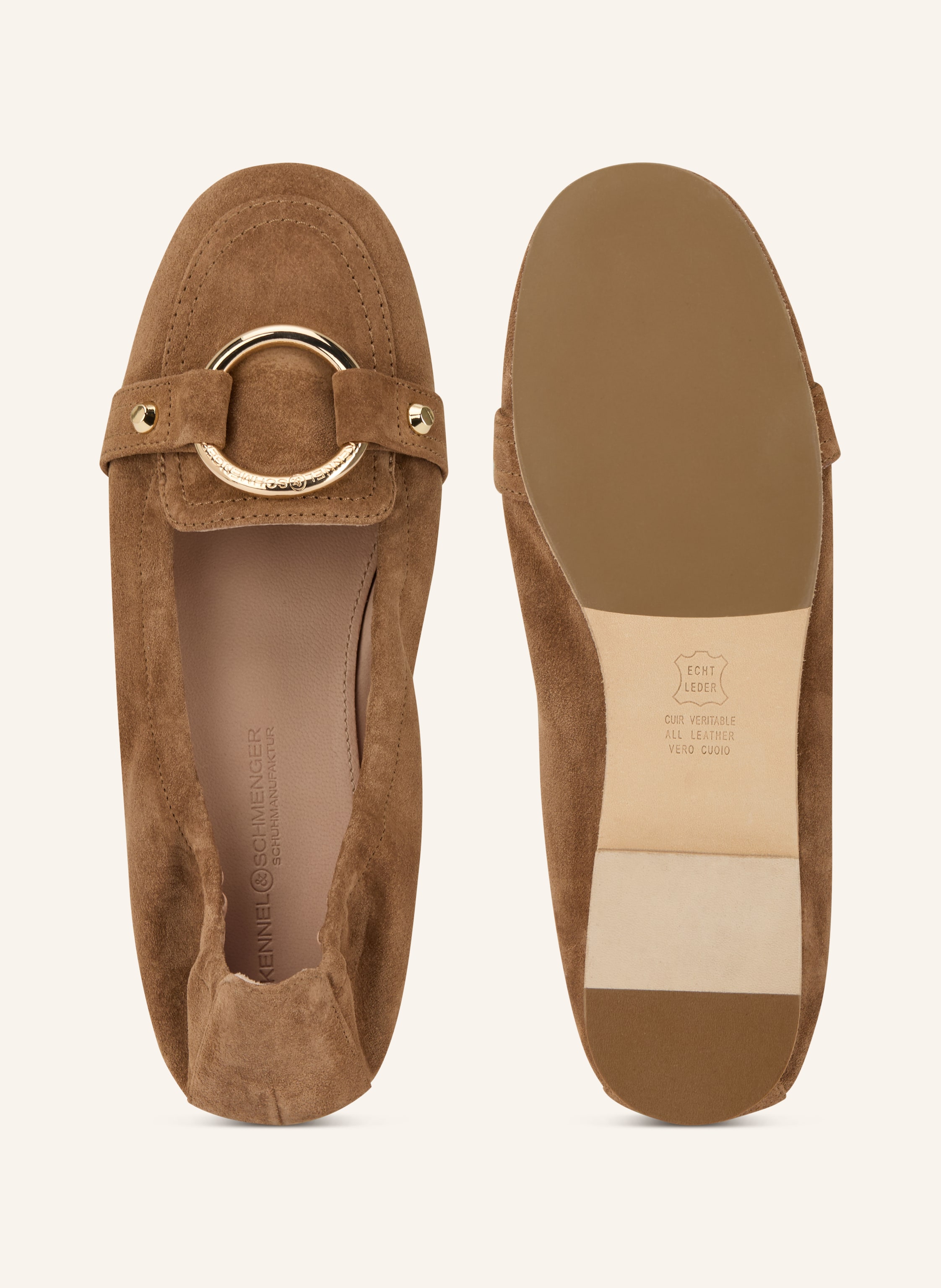 Thumbnail - Kennel & Schmenger Ballerinas Lola beige