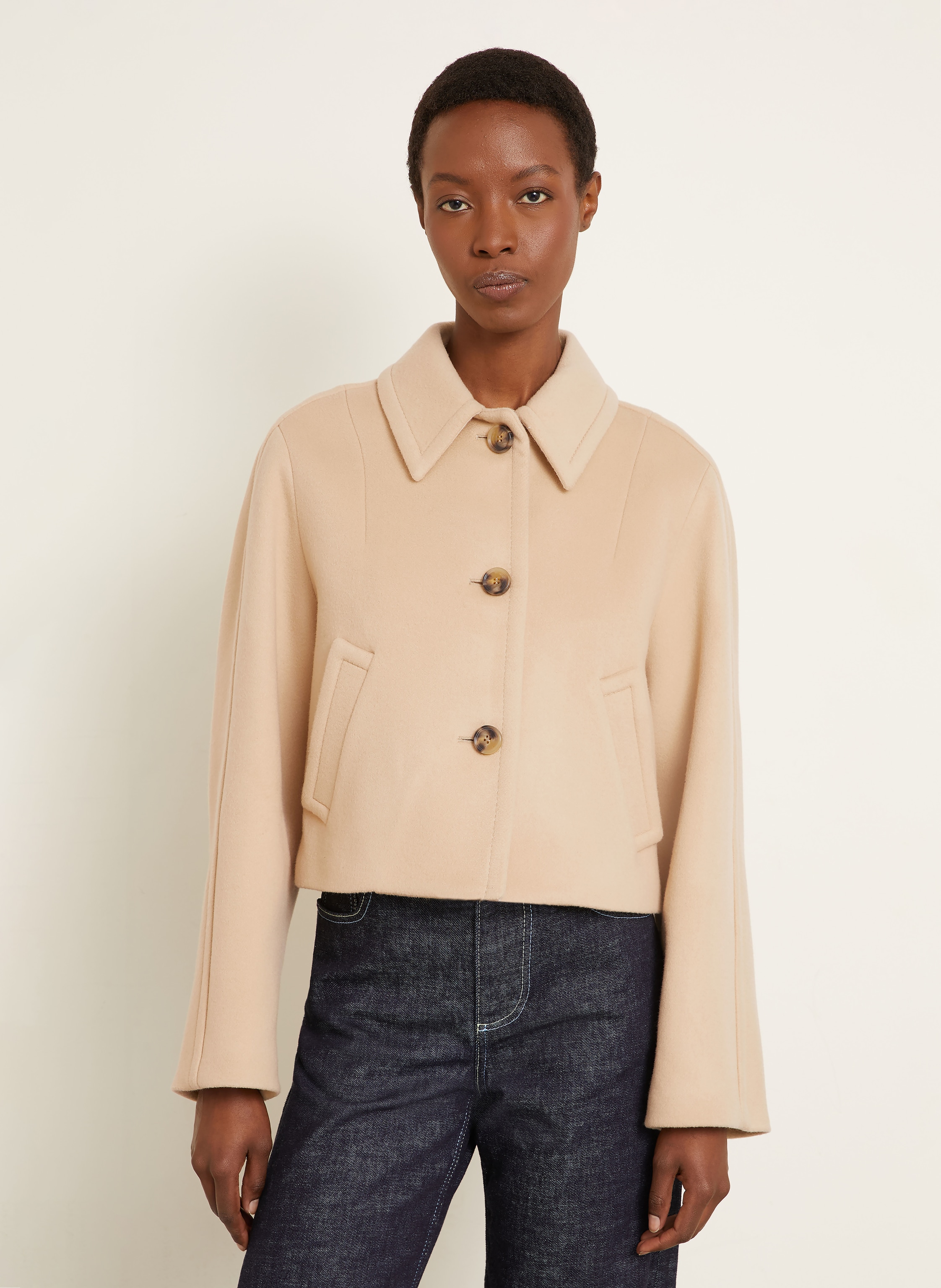 Thumbnail - Marni Kastenjacke beige