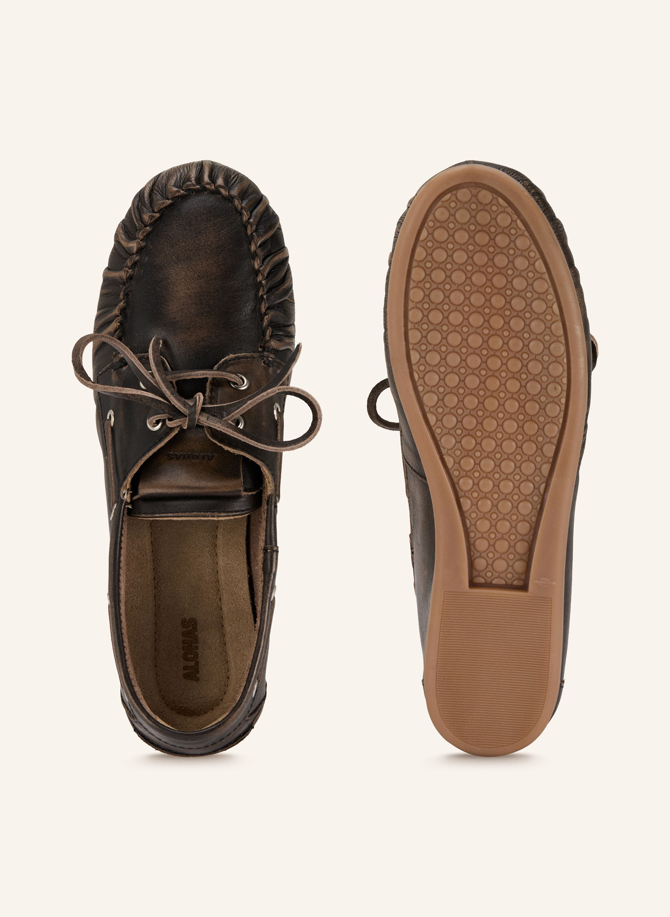 Thumbnail - Alohas Bootsschuhe Rowan braun