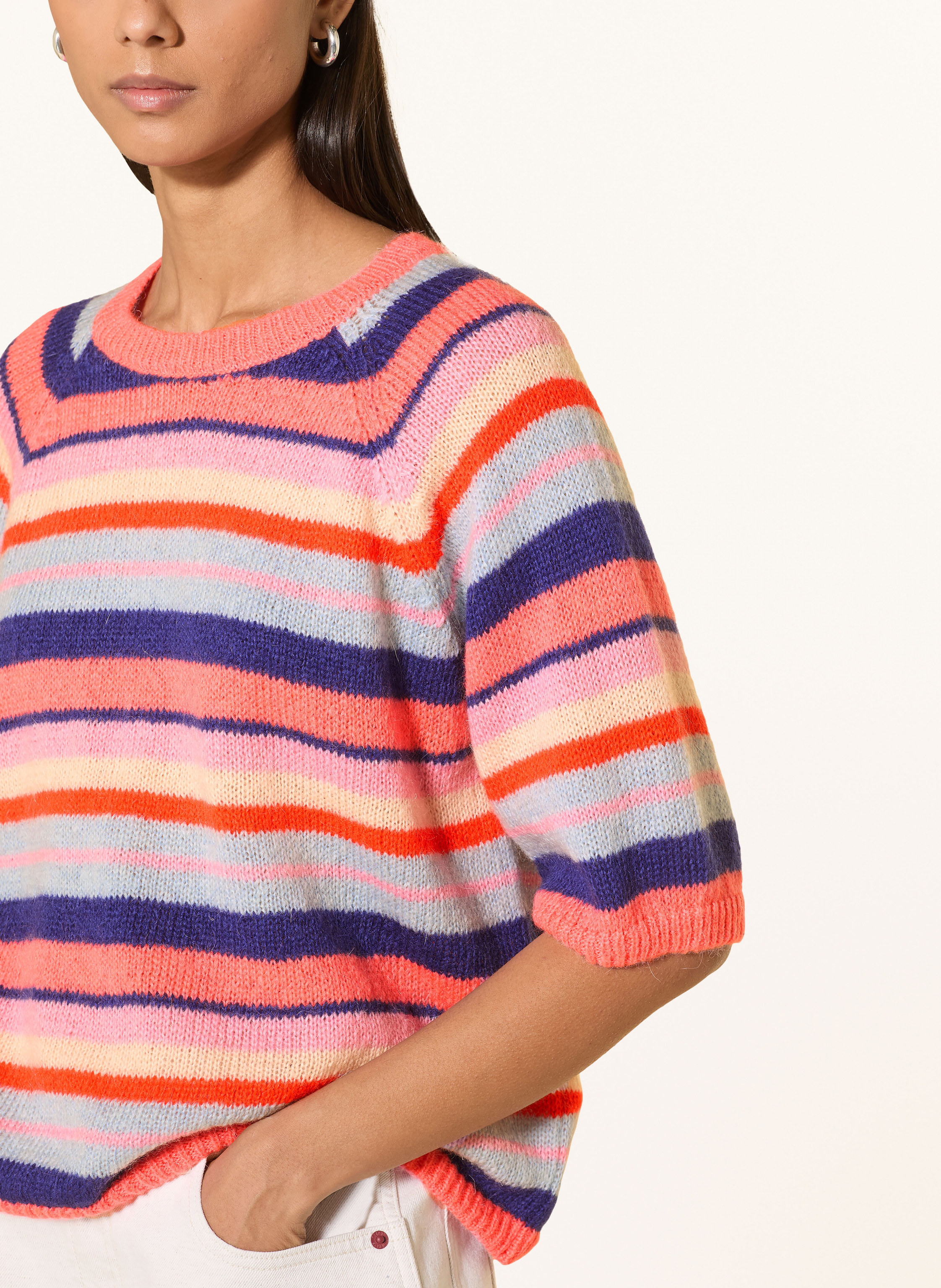 Thumbnail - Smith & Soul Strickshirt Mit Mohair orange