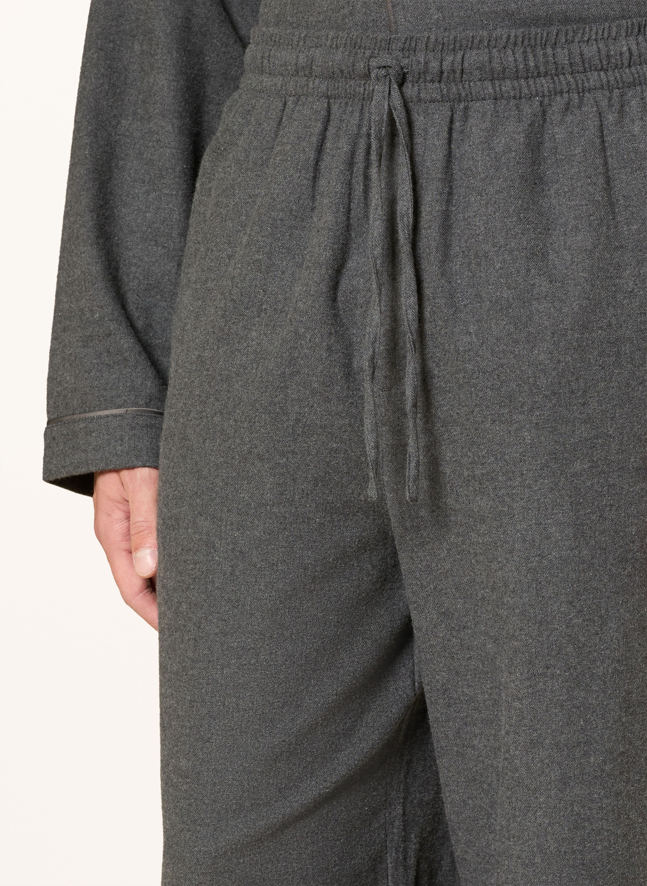 Thumbnail - Skims Schlafanzug Flannel Aus Flanell grau