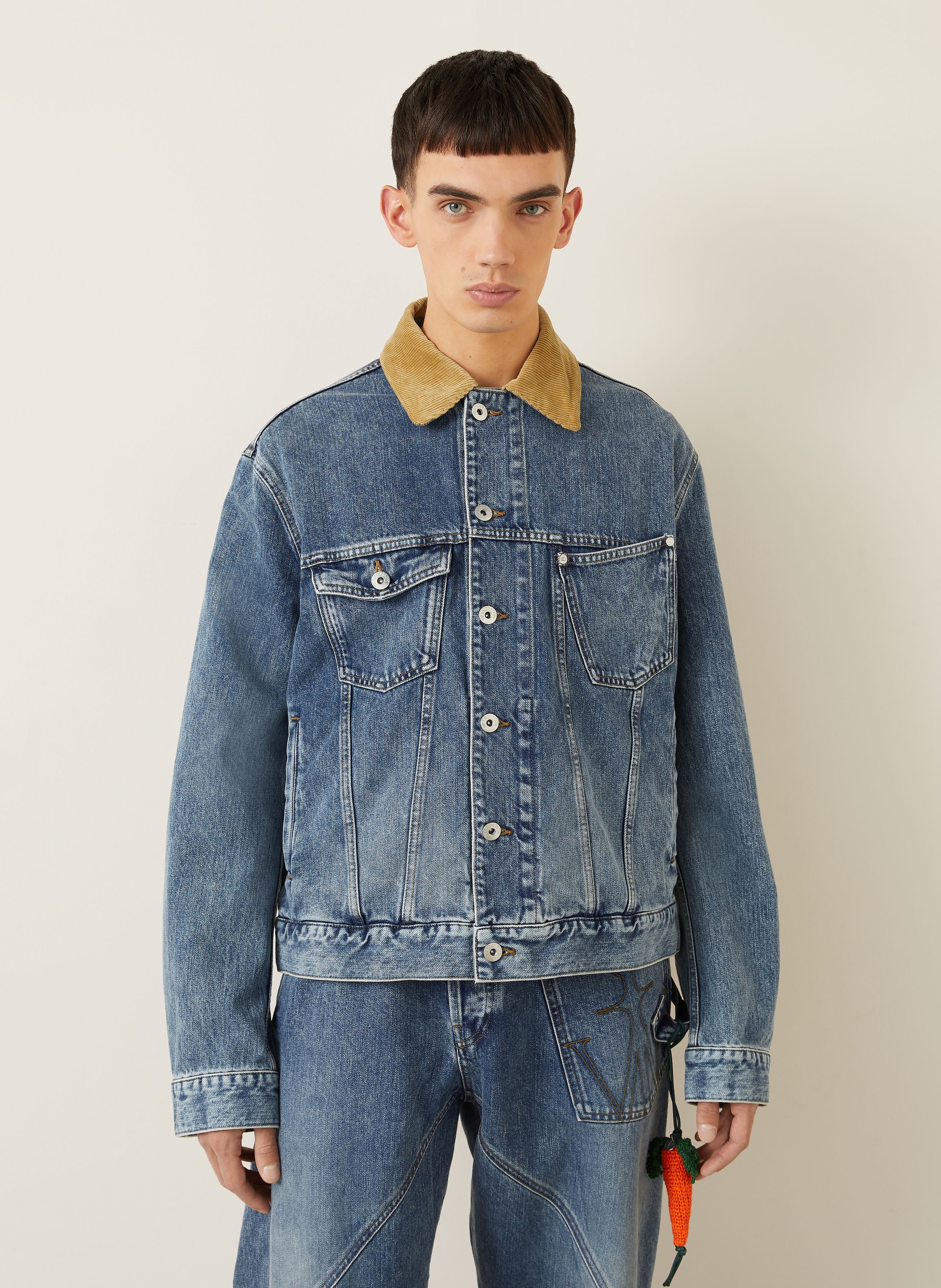 Thumbnail - Jw Anderson Jeansjacke blau