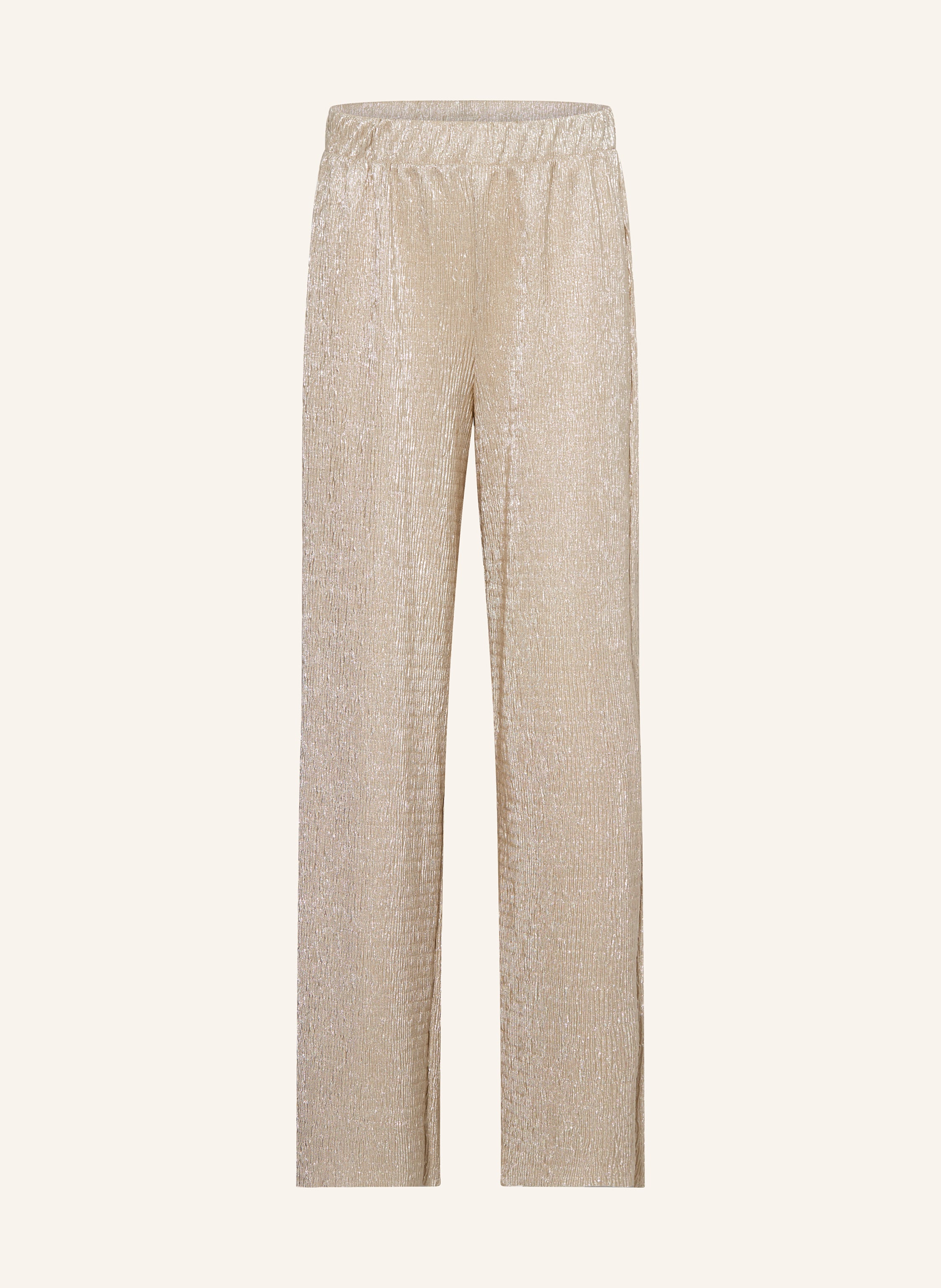 Garcia Hose Mit Glitzergarn silber