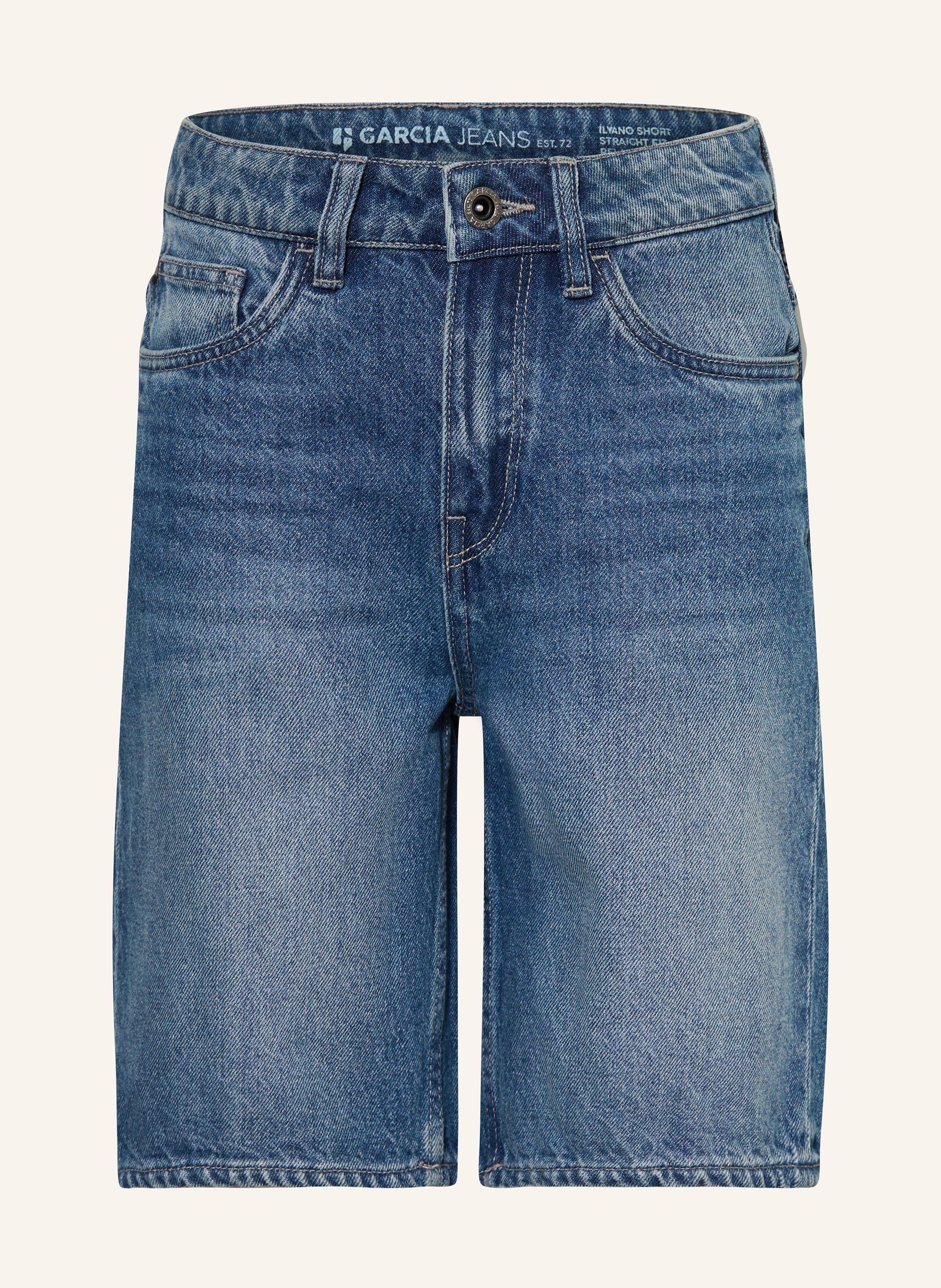 Garcia Jeansshorts Ilyano blau