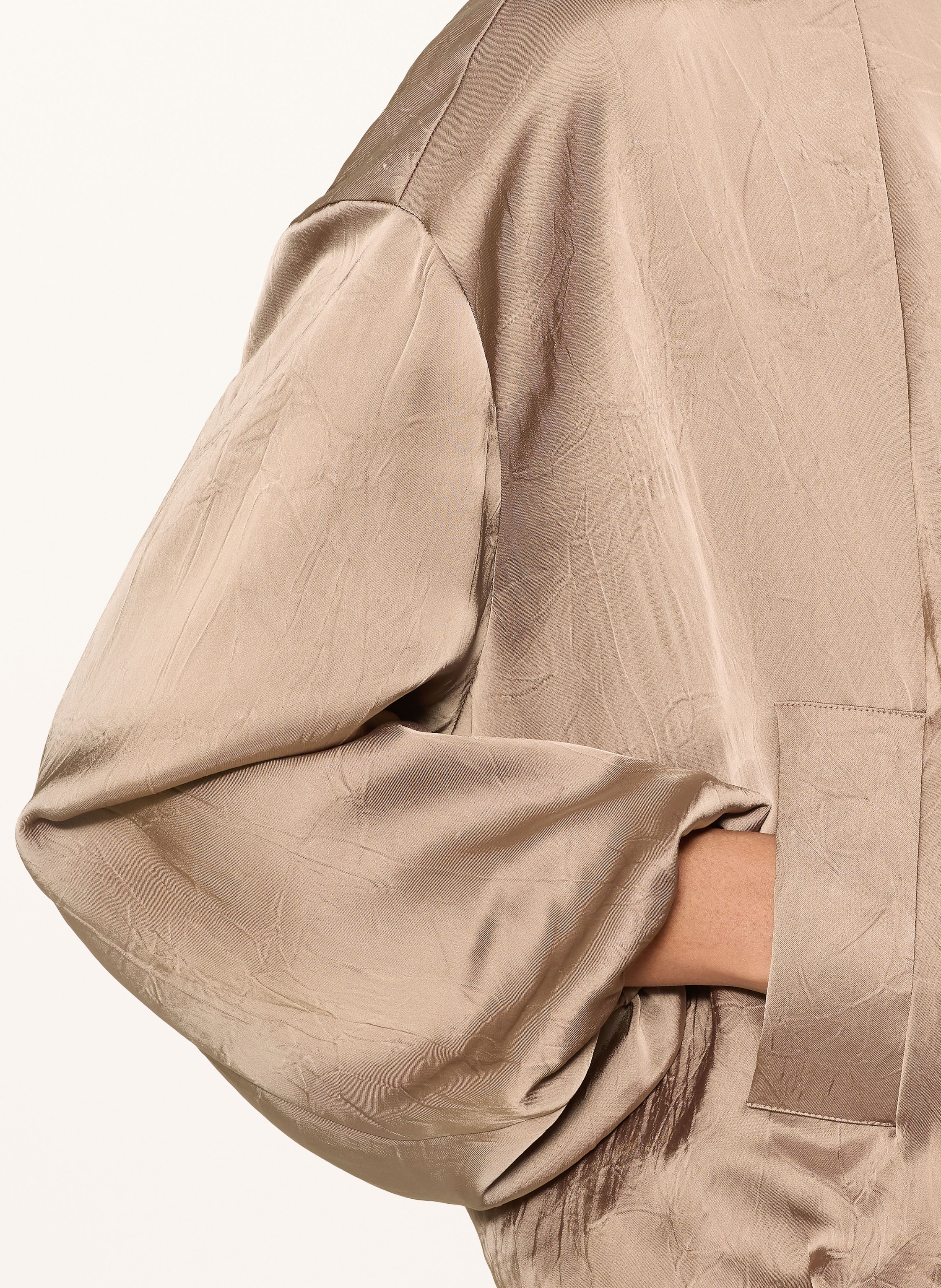 Thumbnail - Rino & Pelle Satinblouson Flore beige