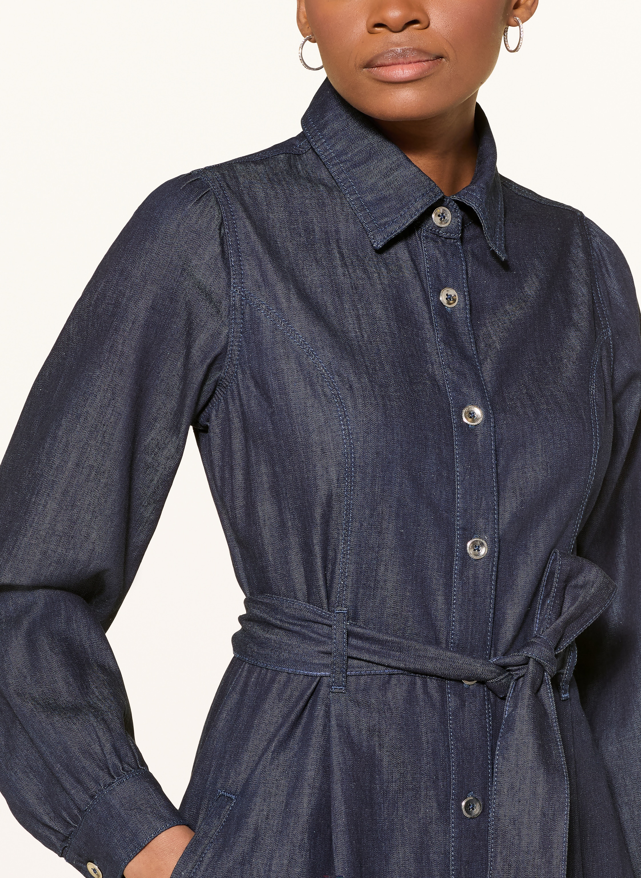 Thumbnail - More & More Jeanskleid blau