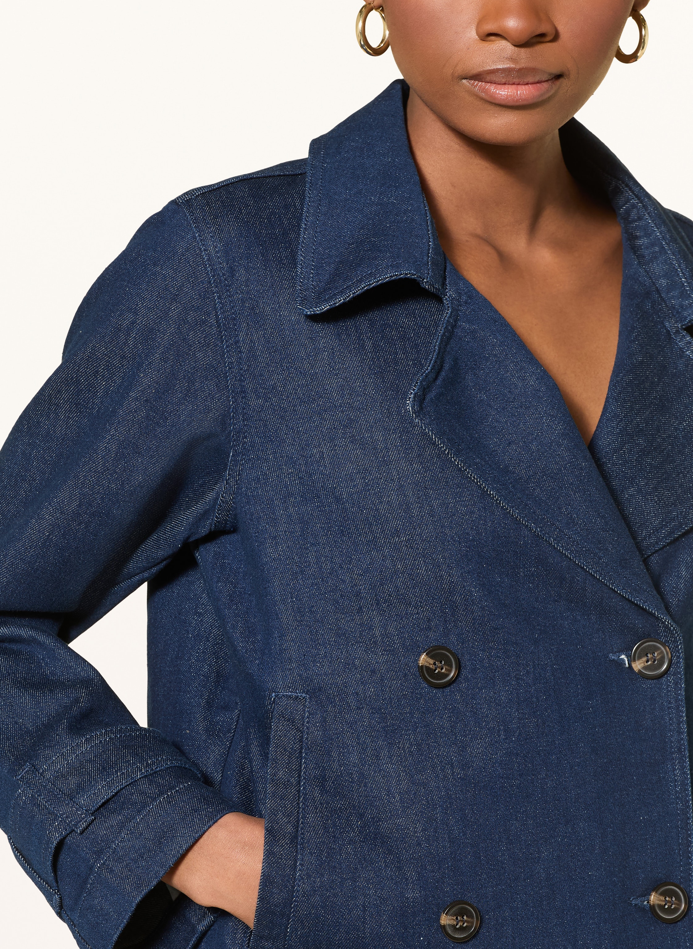 Thumbnail - More & More Jeansjacke blau