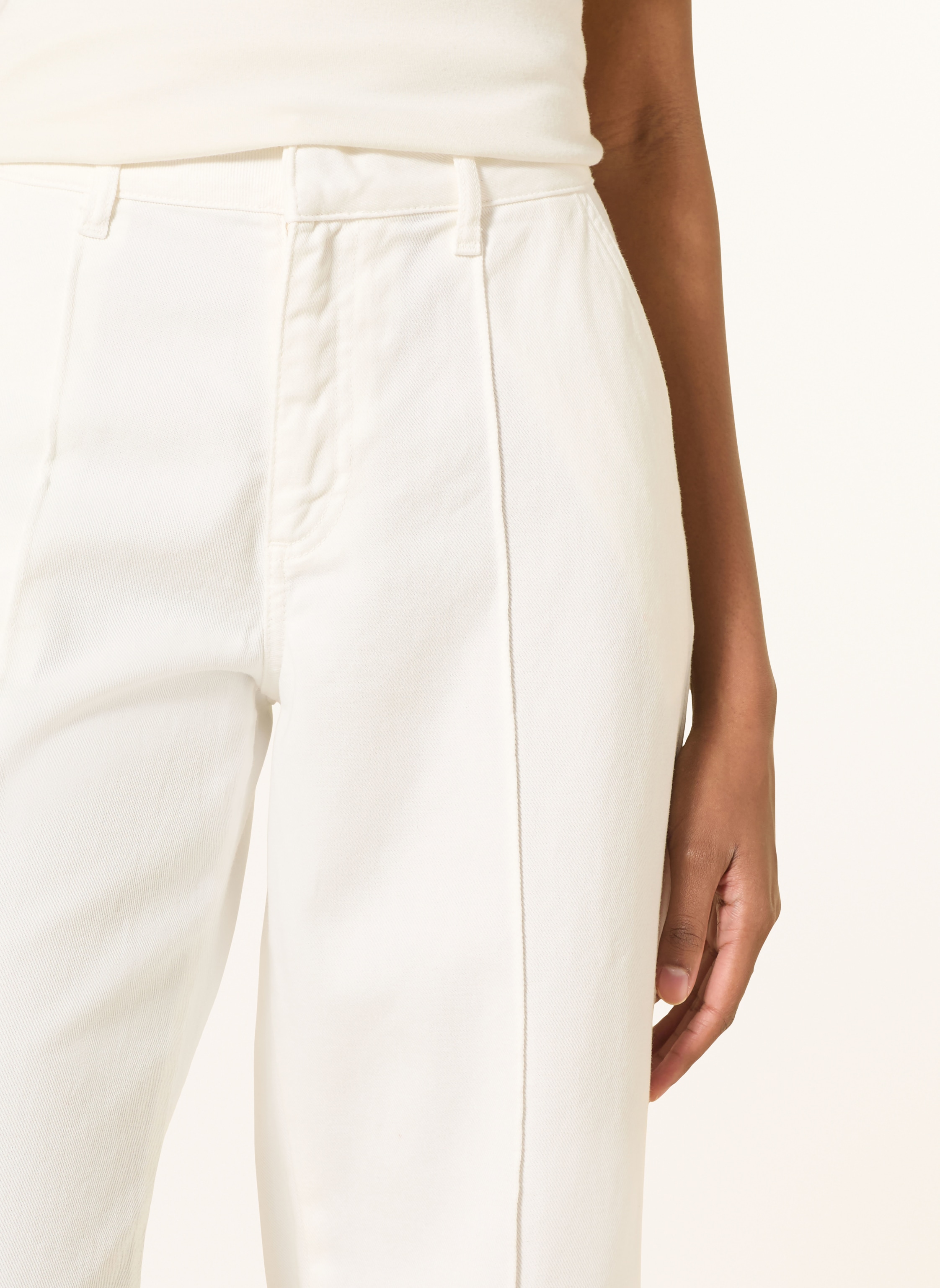 Thumbnail - More & More Wide Leg Jeans weiss