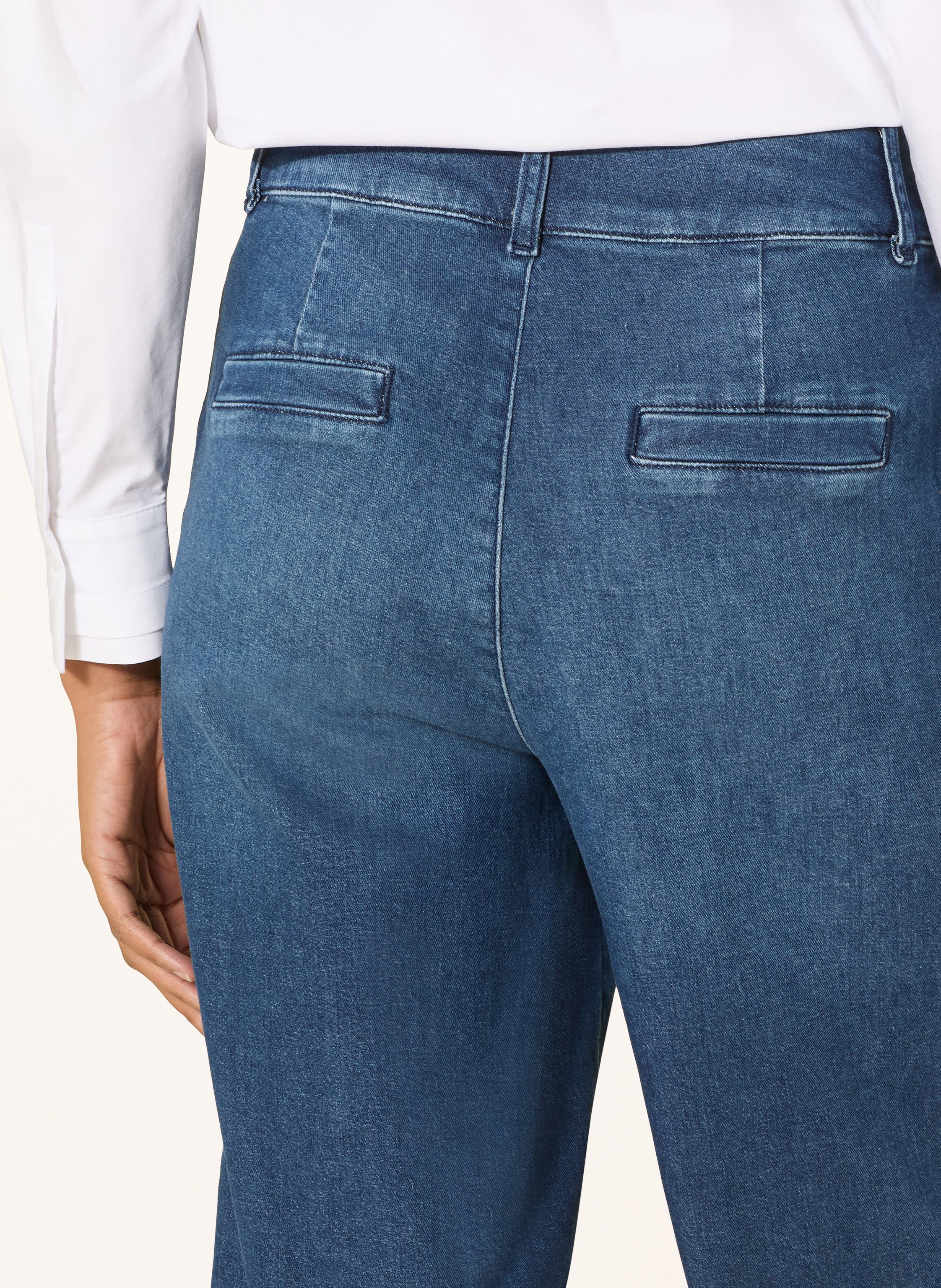 Thumbnail - More & More Jeans-Culotte blau