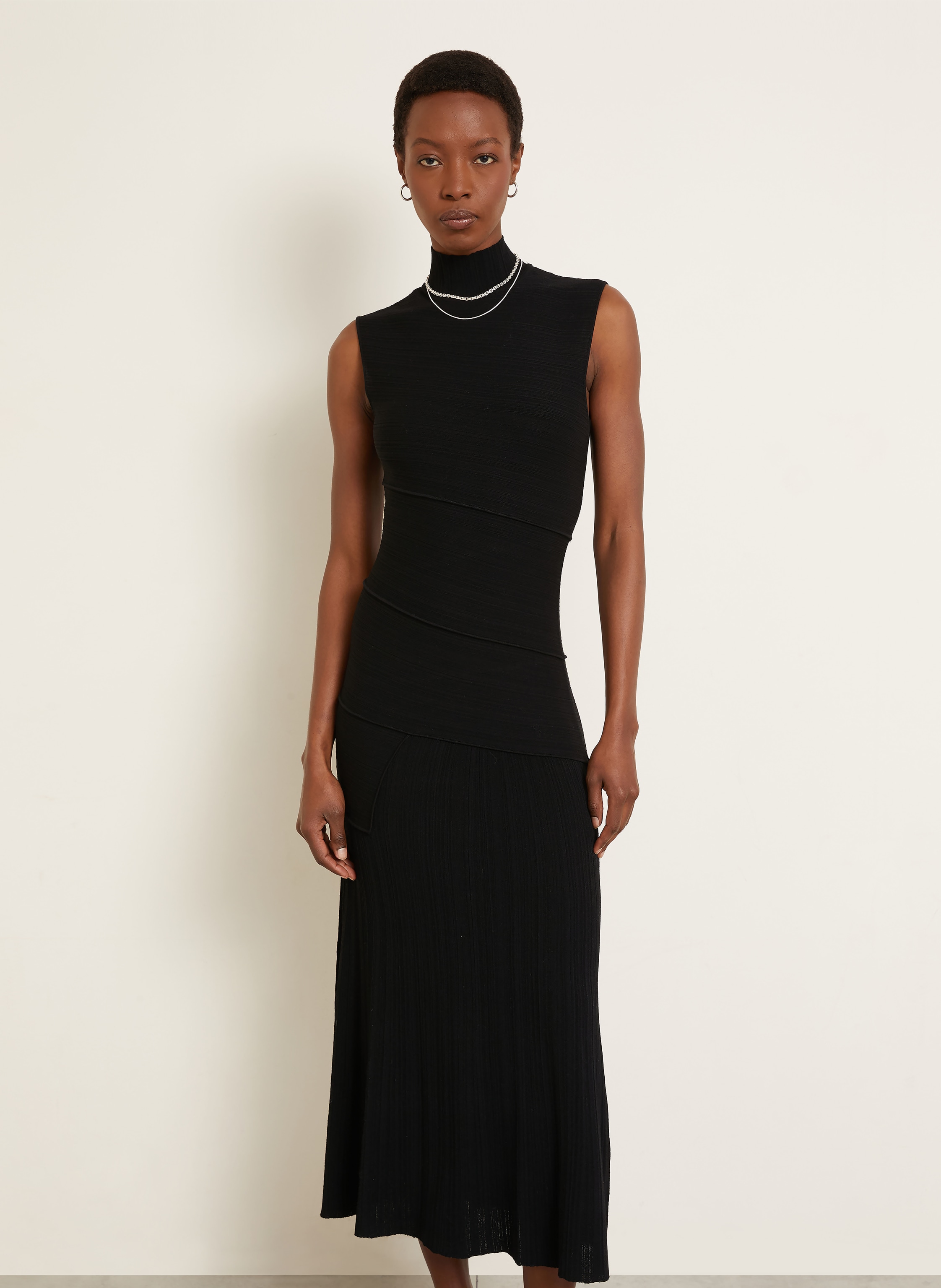 Thumbnail - Proenza Schouler Jerseykleid Federica schwarz