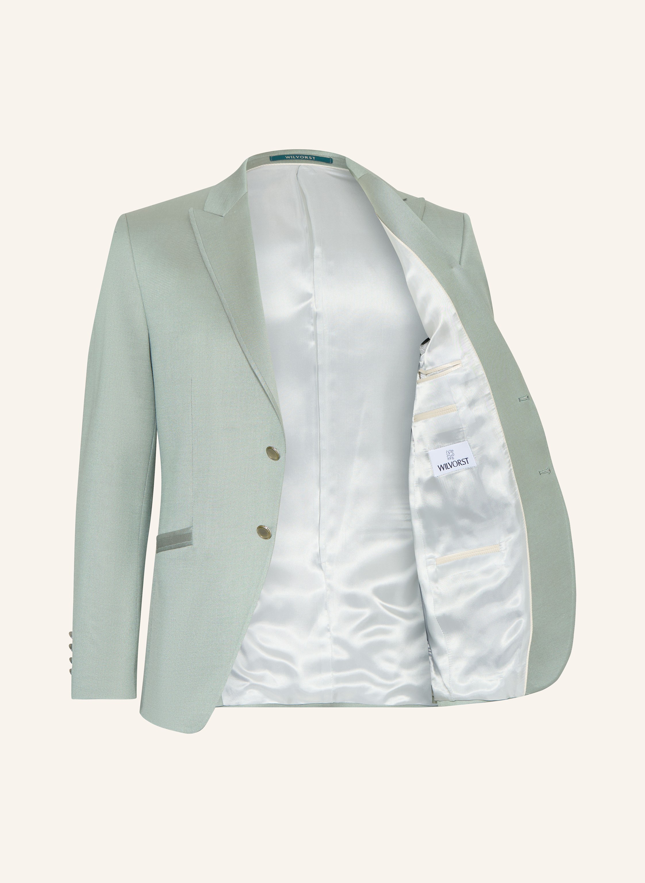 Thumbnail - Wilvorst Anzugsakko Extra Slim Fit gruen