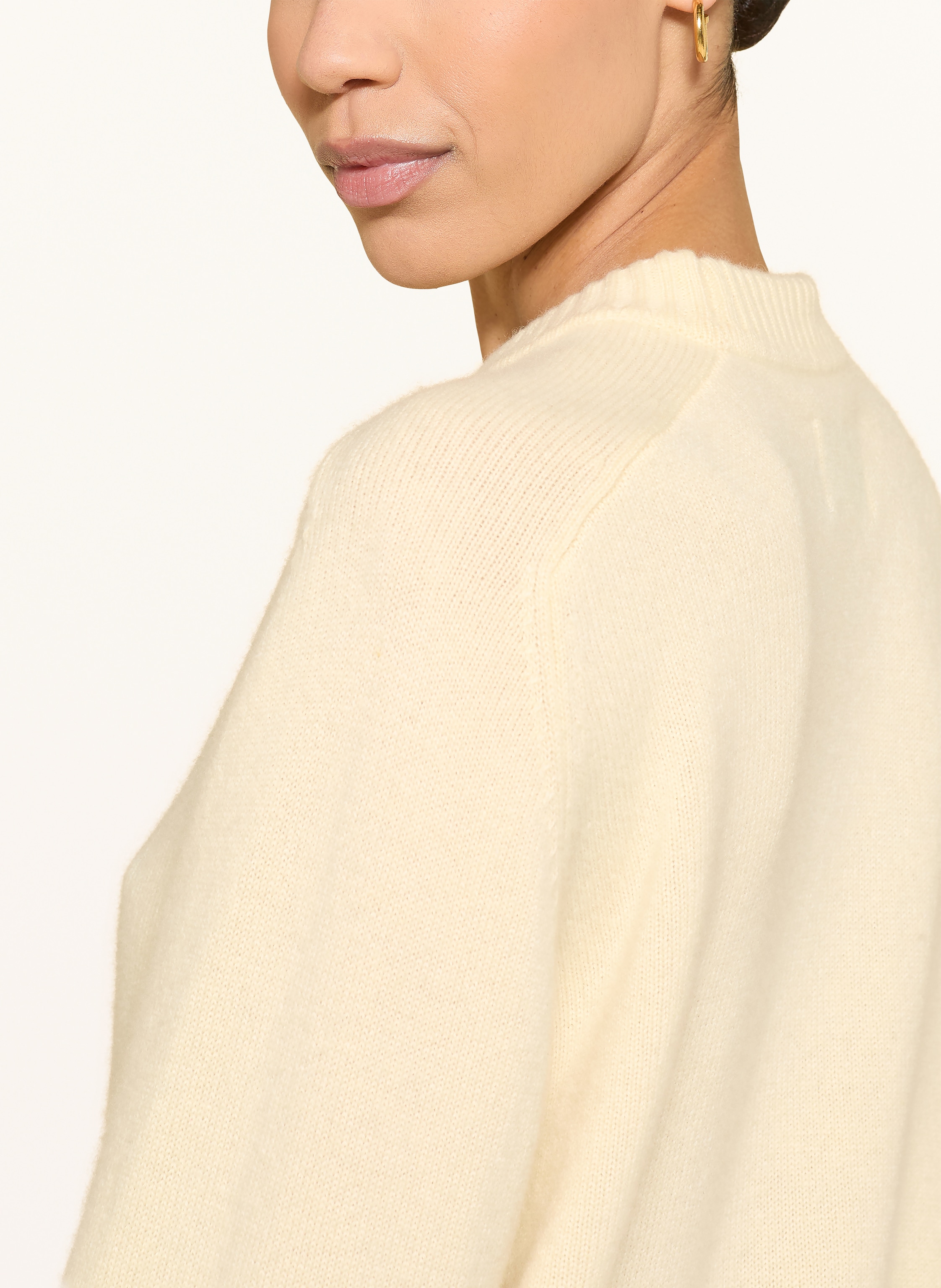 Thumbnail - Loulou De Saison Cashmere-Pullover Baltra gelb