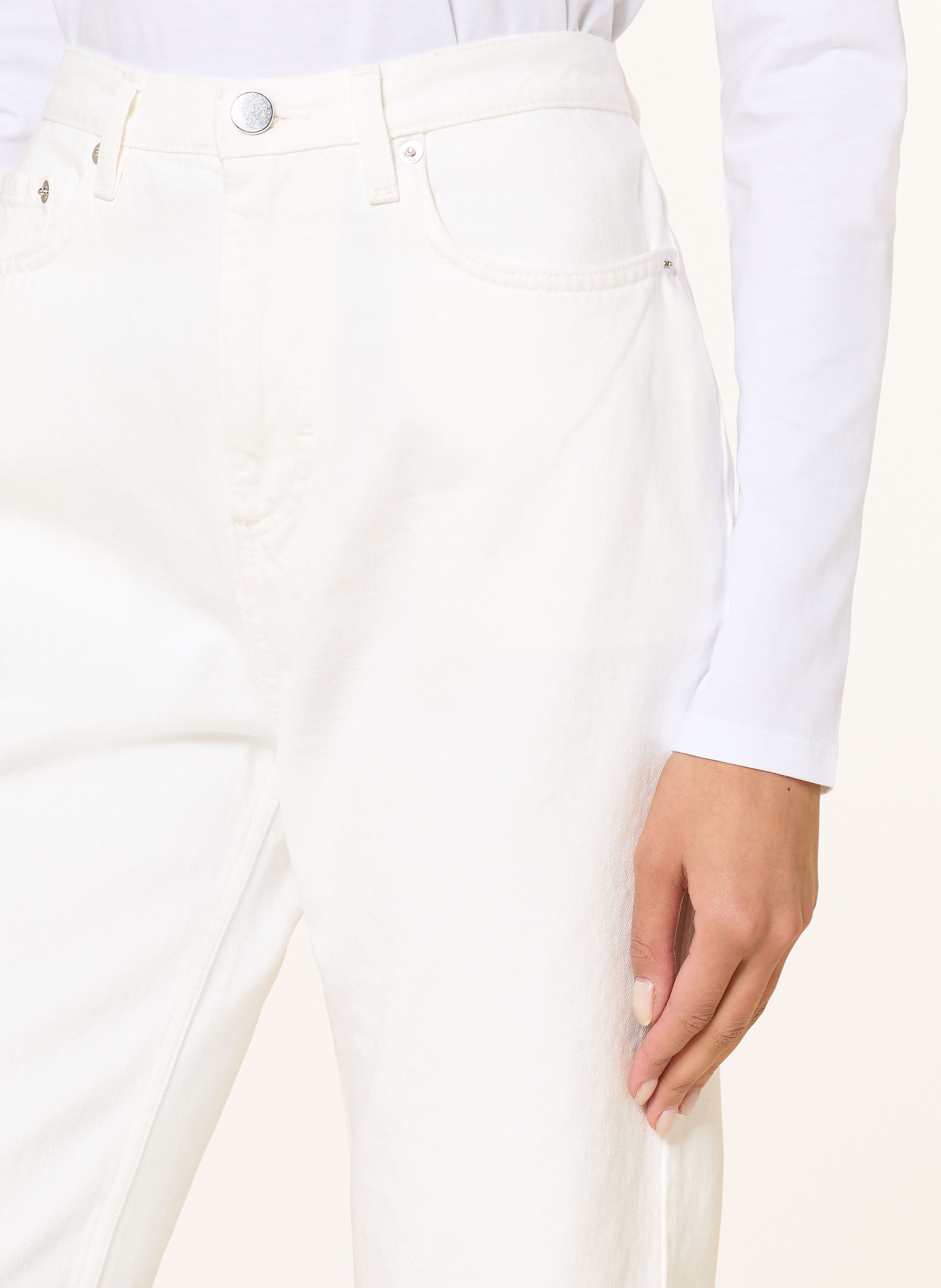 Thumbnail - Loulou De Saison Straight Jeans Jude weiss