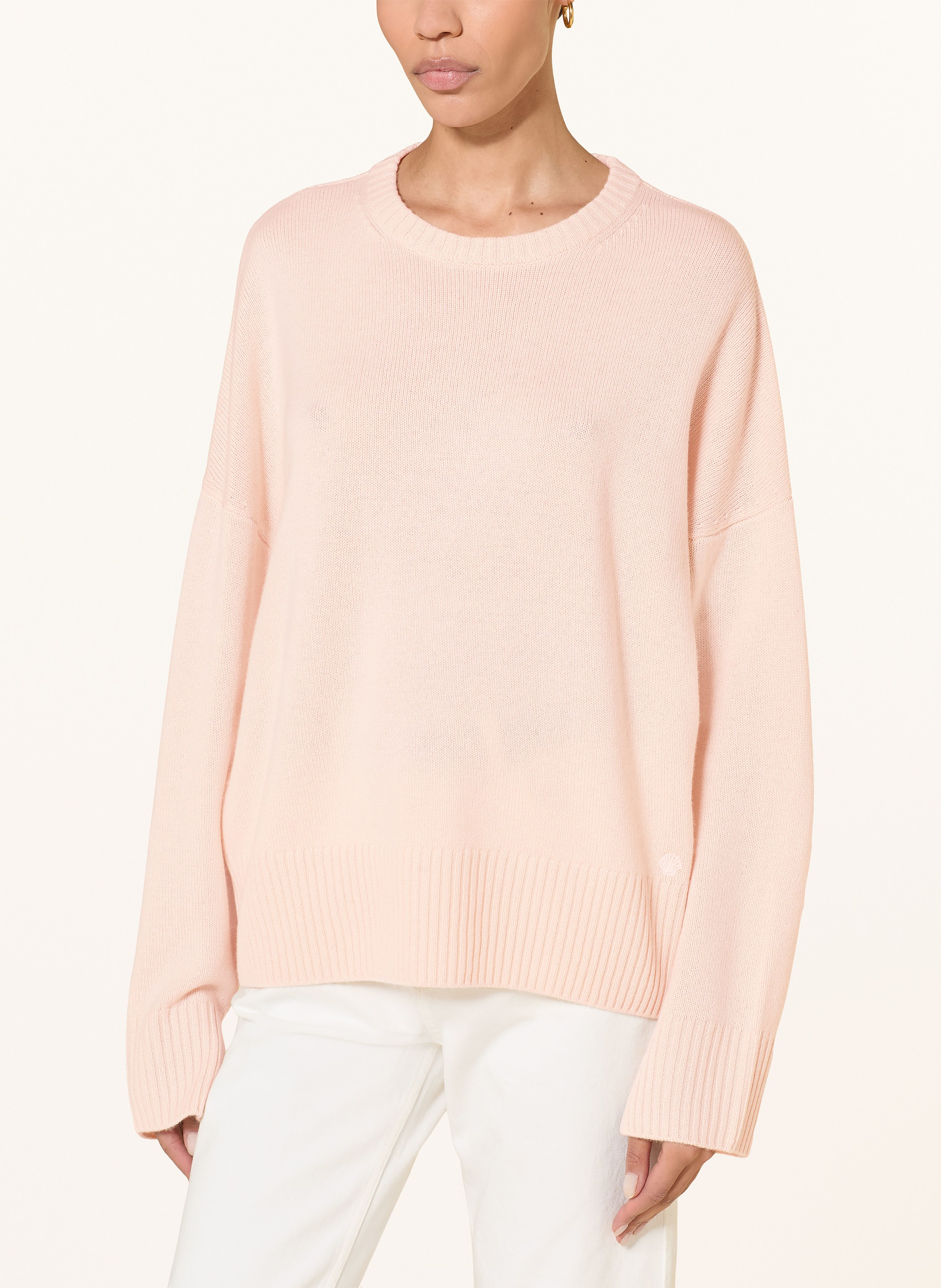 Thumbnail - Loulou De Saison Cashmere-Pullover Anton rosa