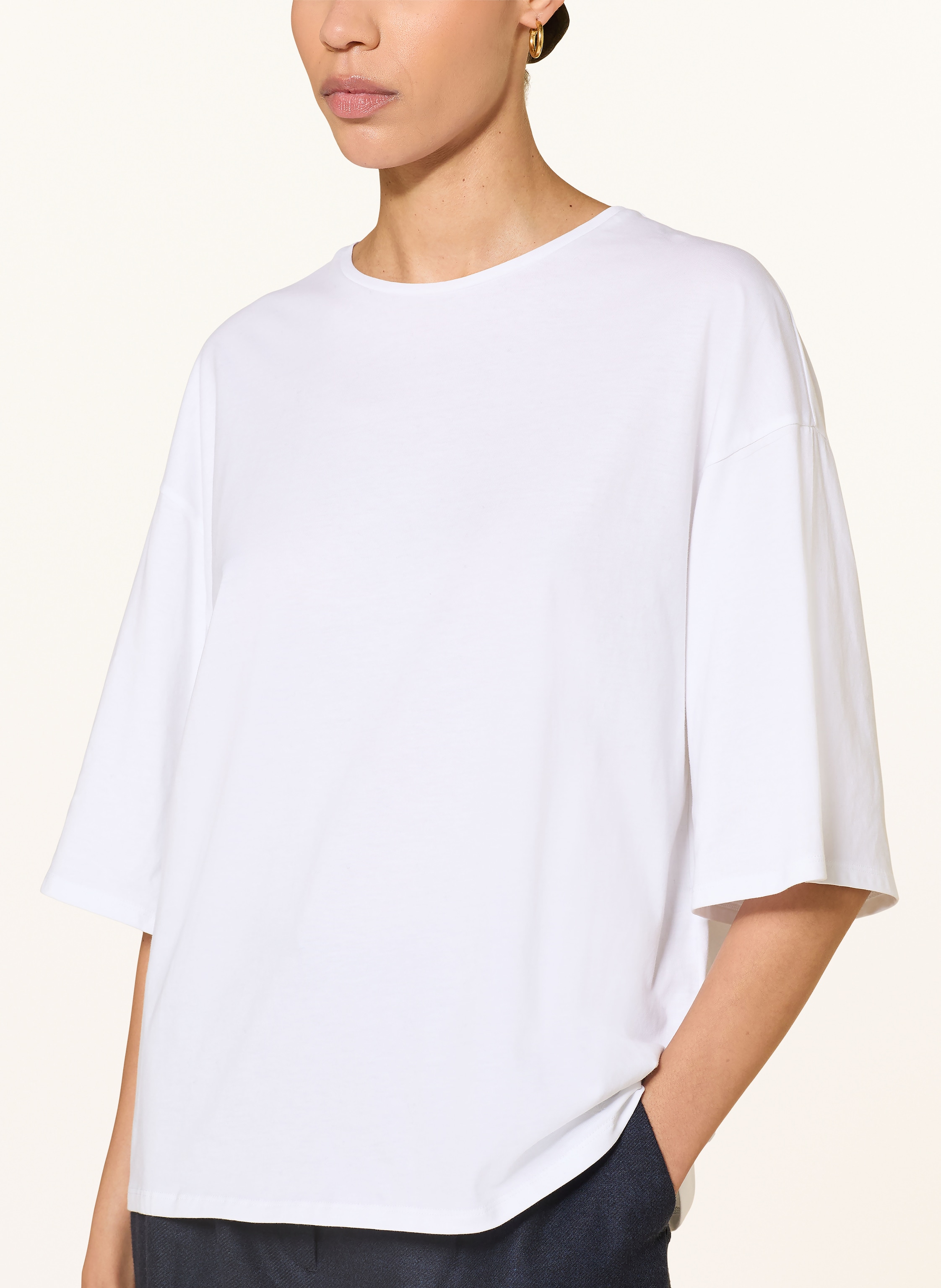 Thumbnail - Loulou De Saison Oversized-Shirt Osis weiss