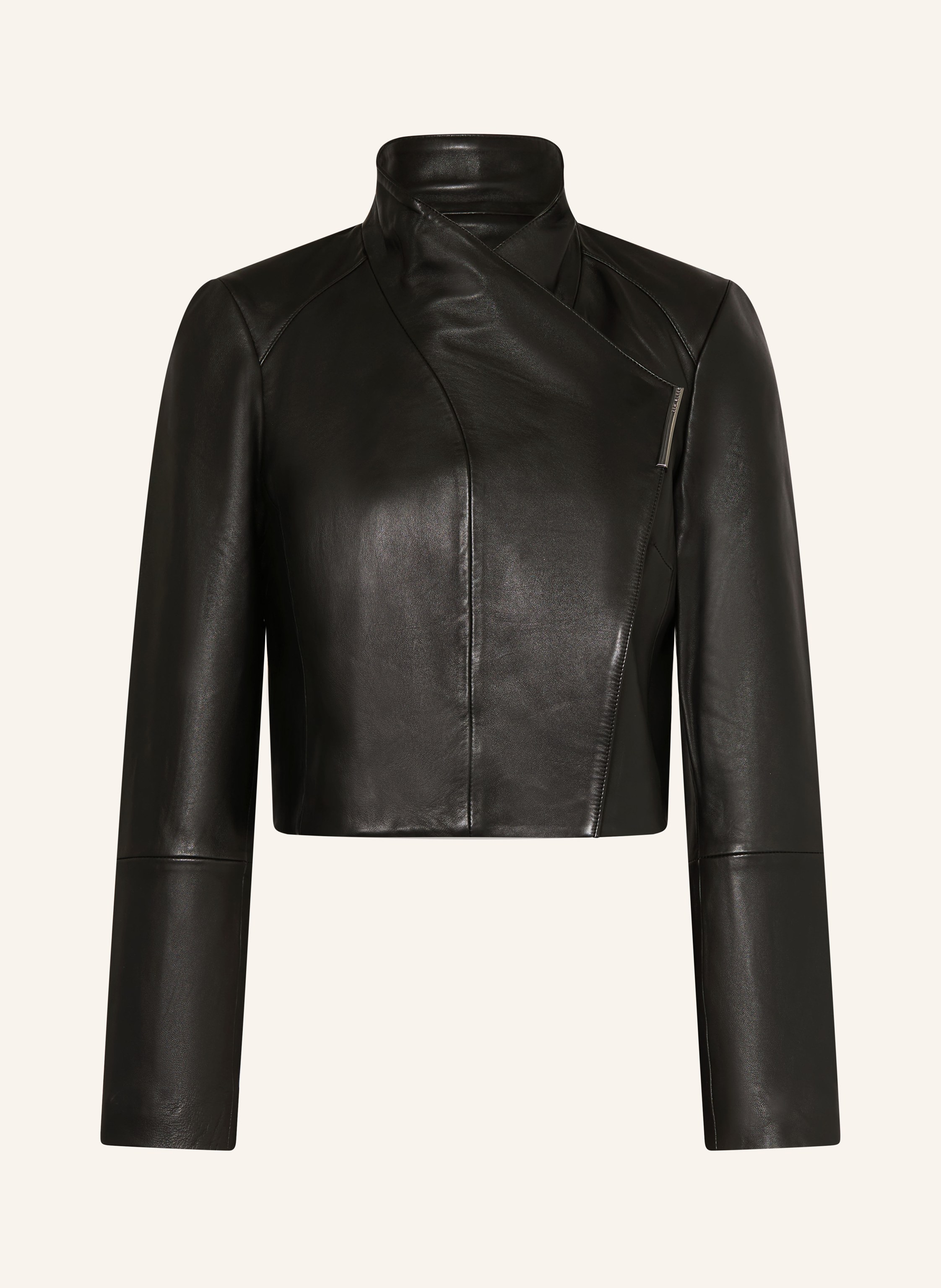 Ted Baker Lederjacke Riyoze schwarz