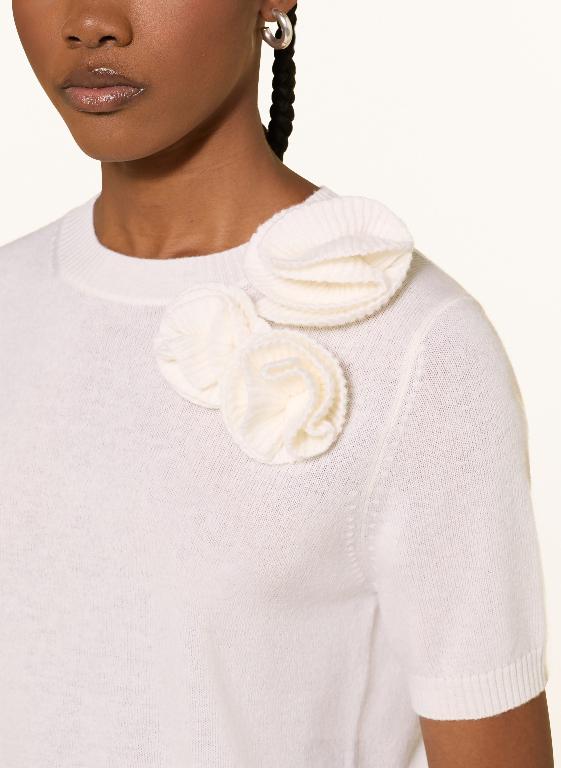 Thumbnail - Allude Strickshirt Mit Cashmere weiss