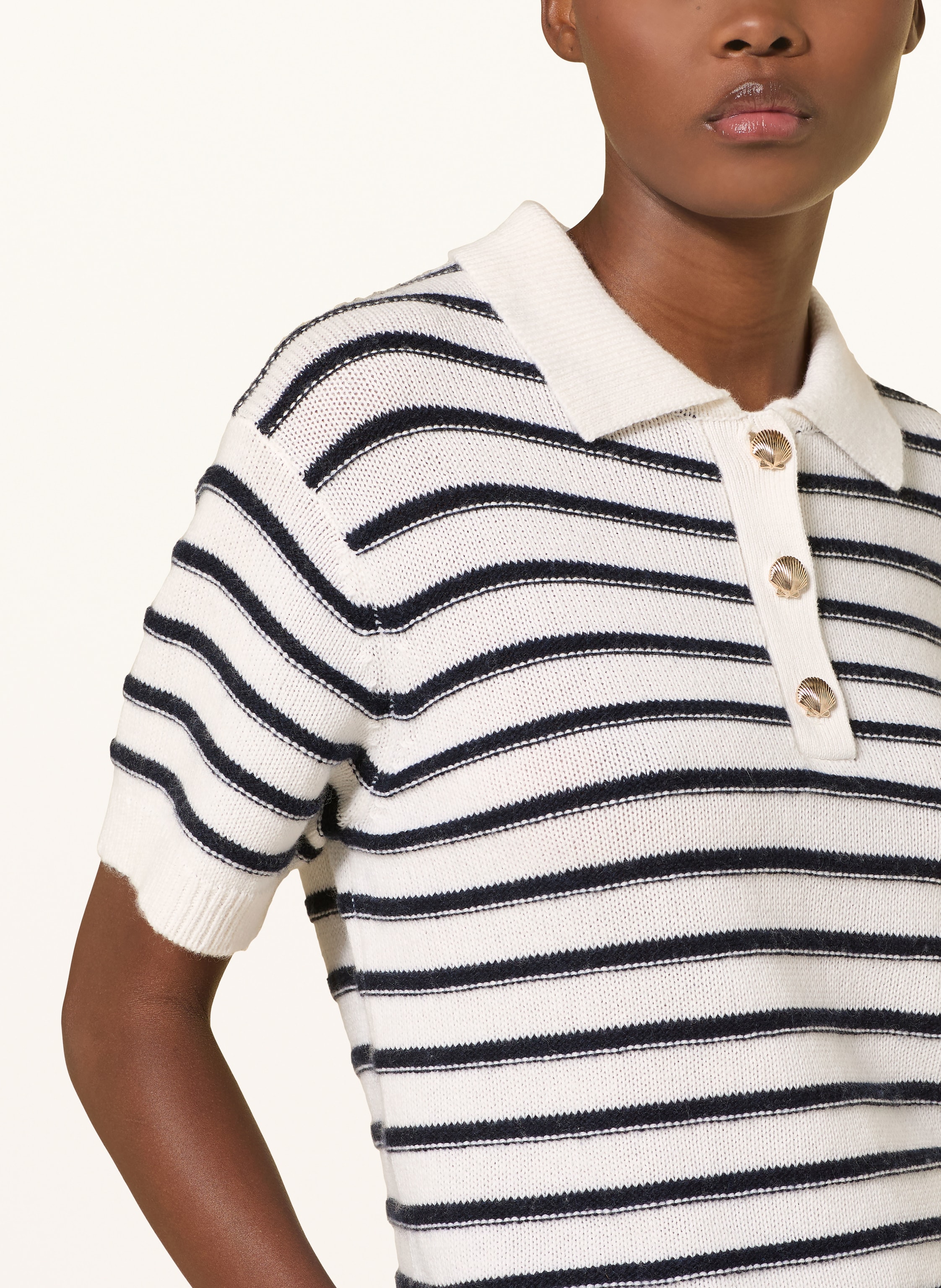 Thumbnail - Allude Strickshirt Mit Cashmere weiss