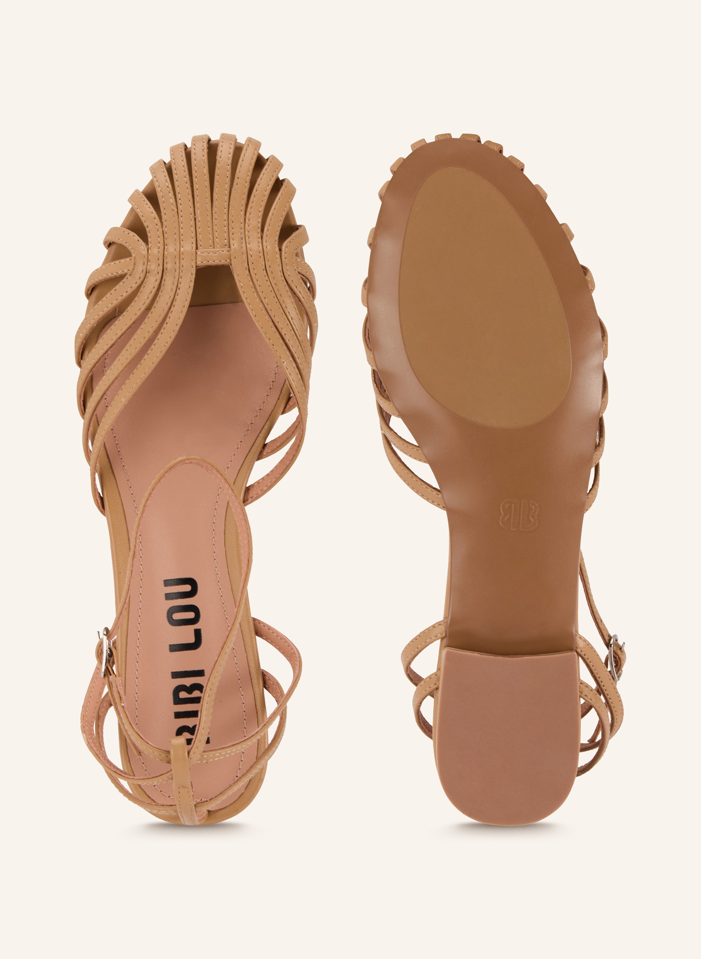 Thumbnail - Bibi Lou Sandalen beige