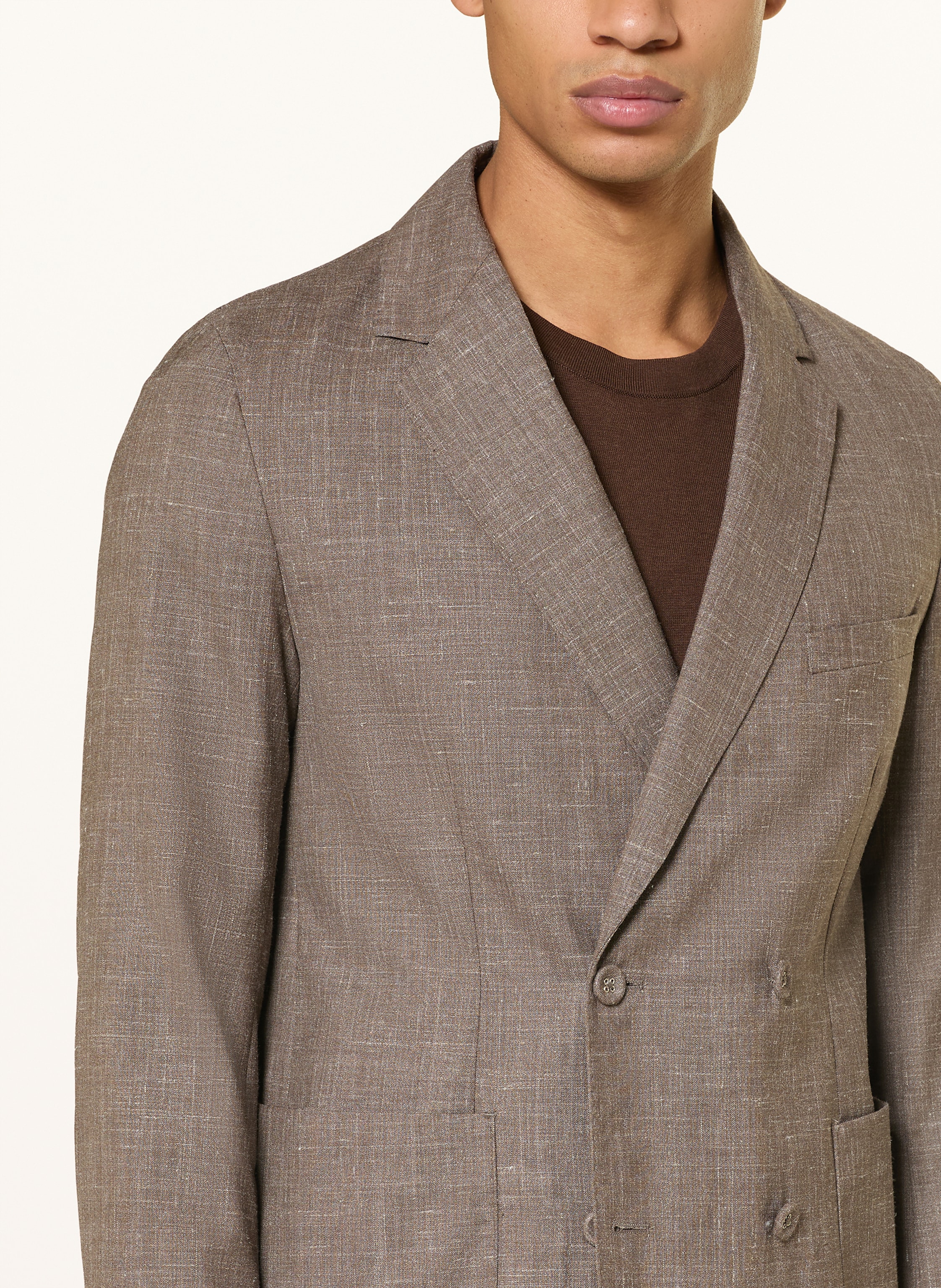 Thumbnail - Officine Générale Sakko Leon Slim Fit braun