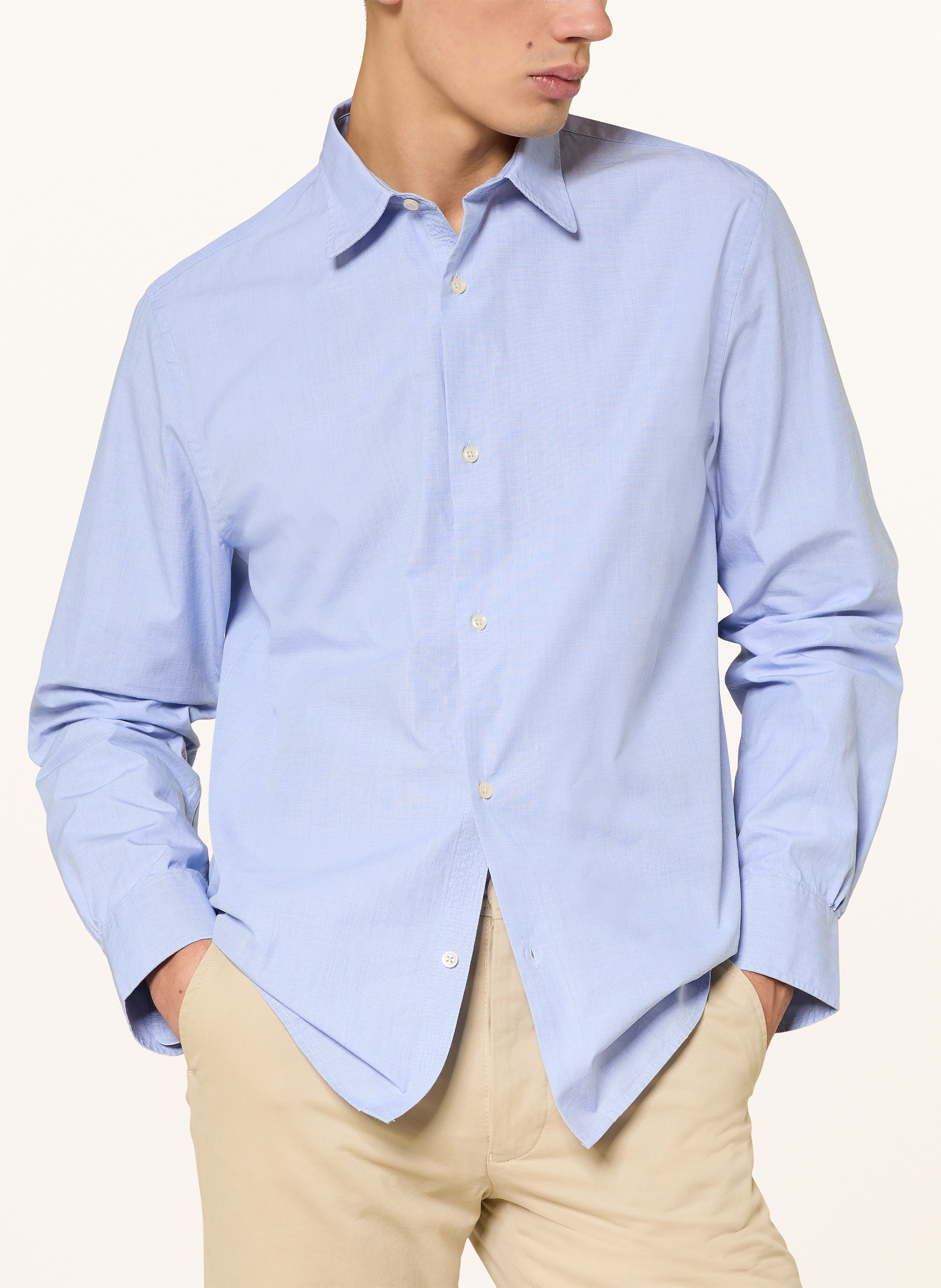 Thumbnail - Officine Générale Hemd Comfort Fit blau