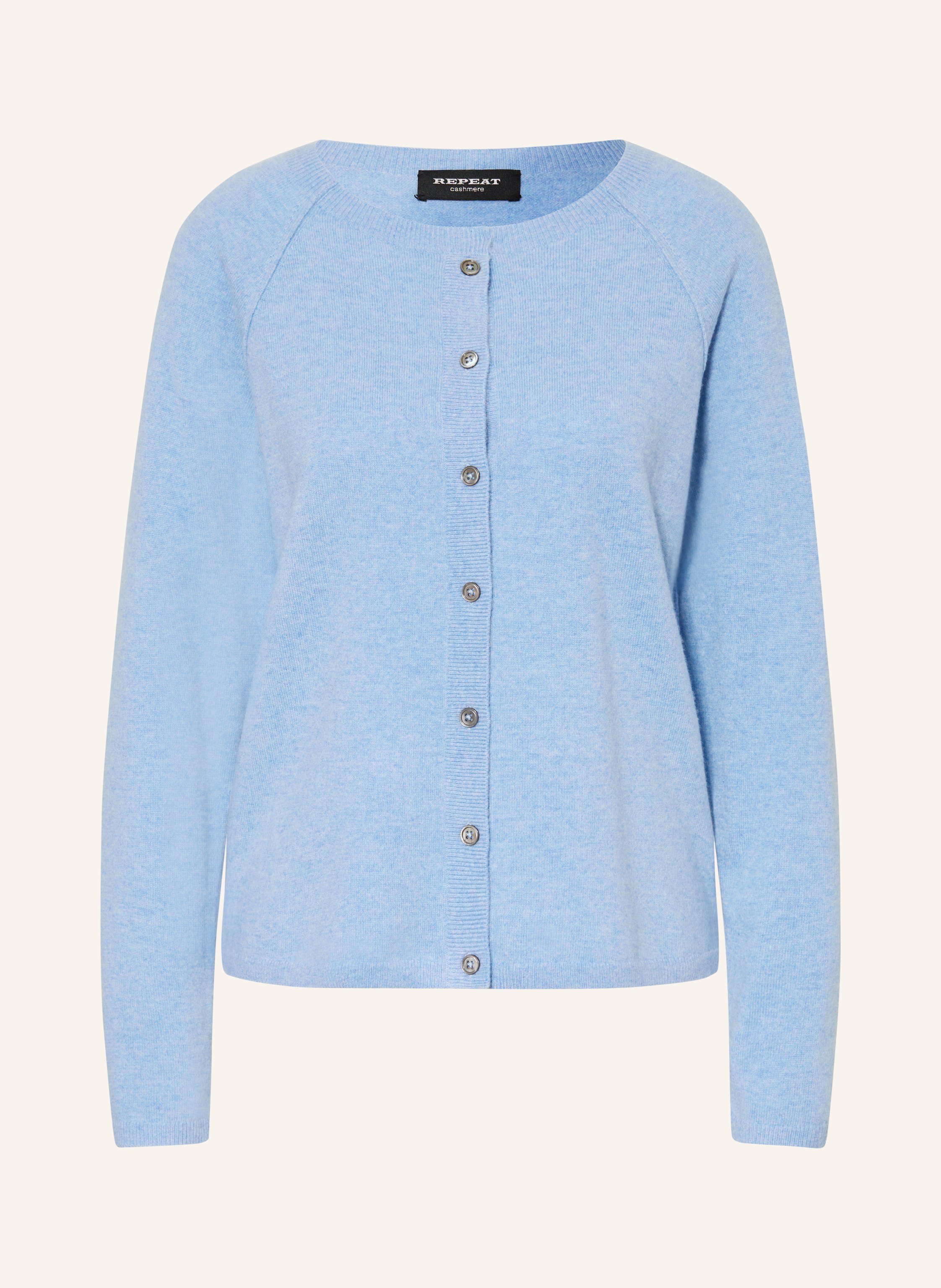 Repeat Strickjacke Aus Cashmere blau