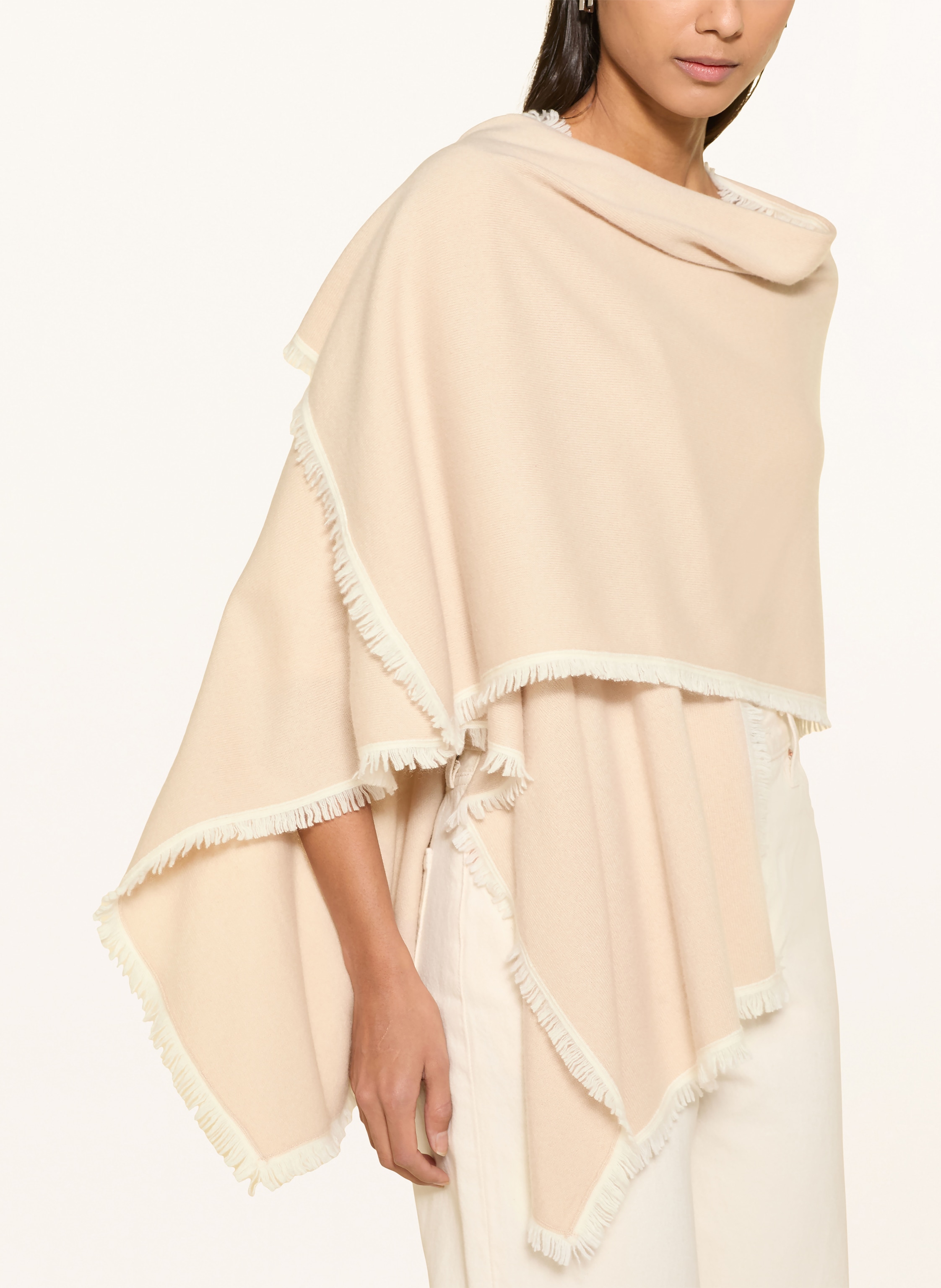 Thumbnail - Repeat Cashmere-Cape beige