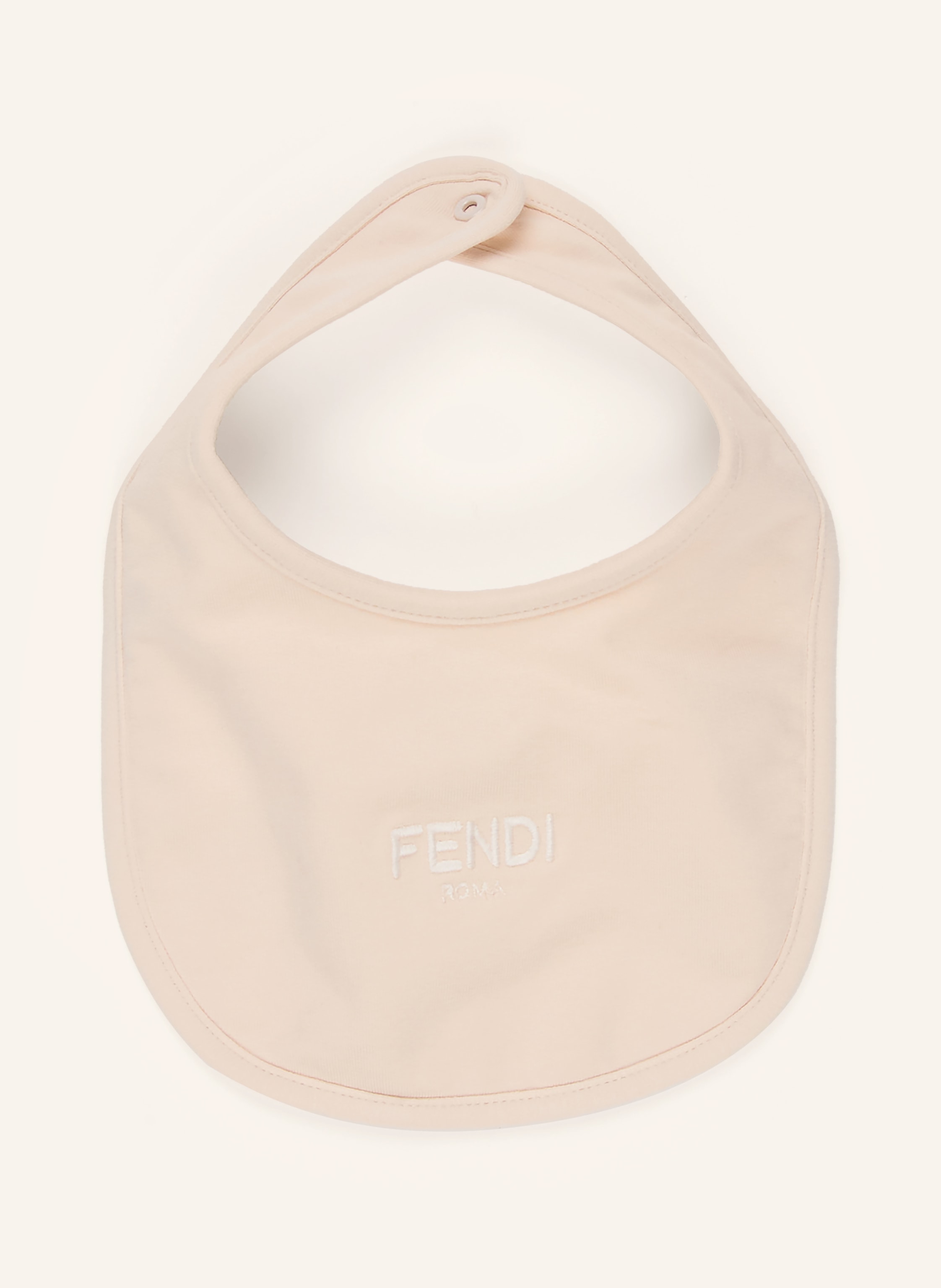 Thumbnail - Fendi Set: Strampler, Mütze Und Latz beige